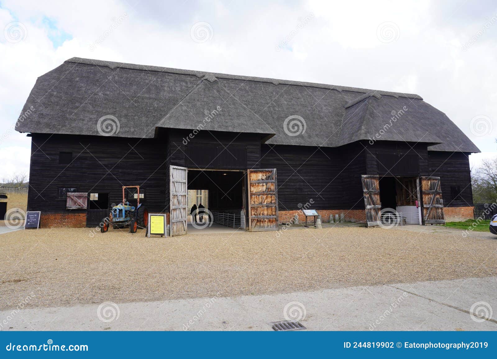 wimpole home farm in the spring sunshine