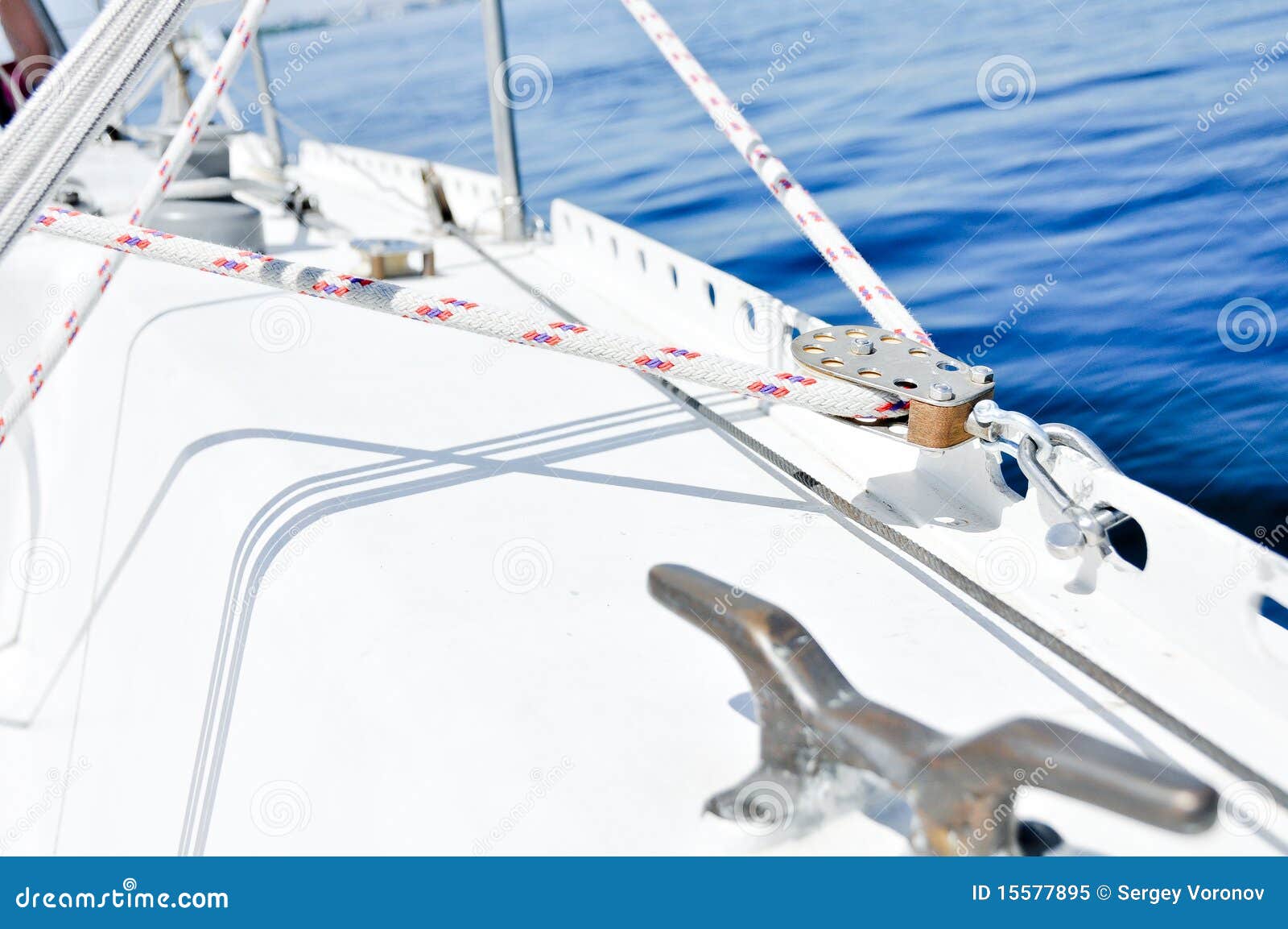 winch in sailboat