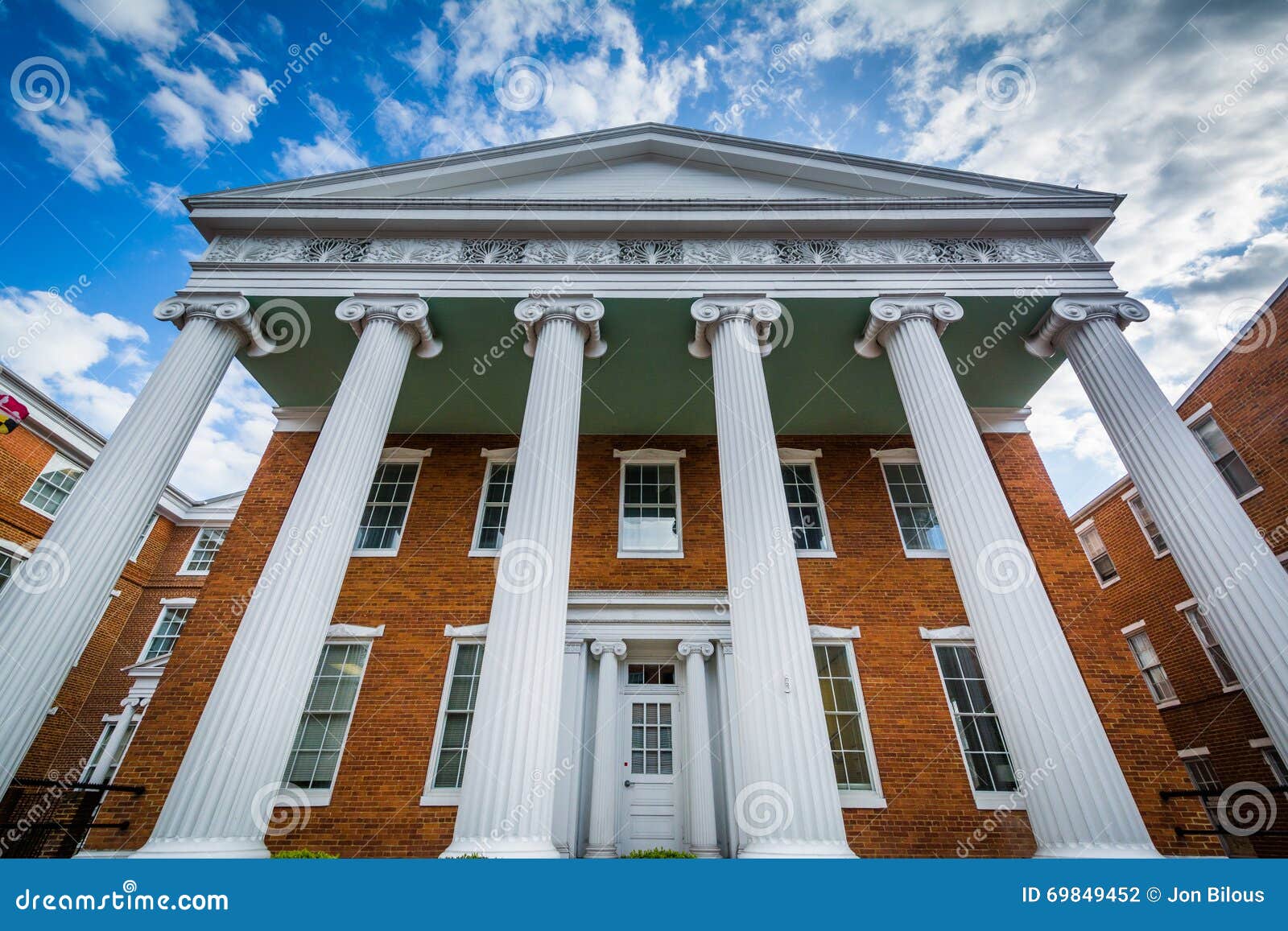 winchester hall, in frederick, maryland.