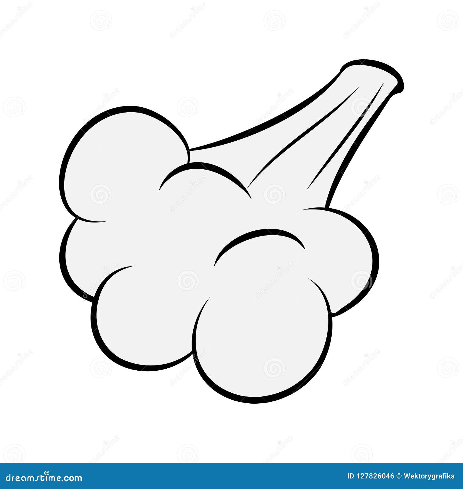 Blowing Smoke Cartoon