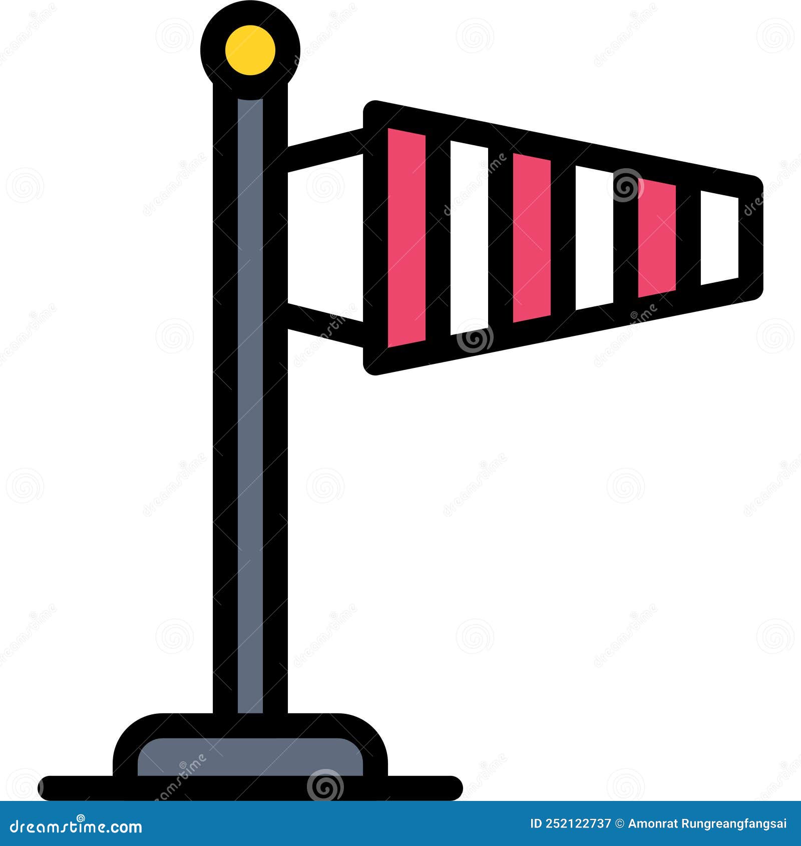 Wind Direction Sign Icon, Location Map and Navigation Vector Stock