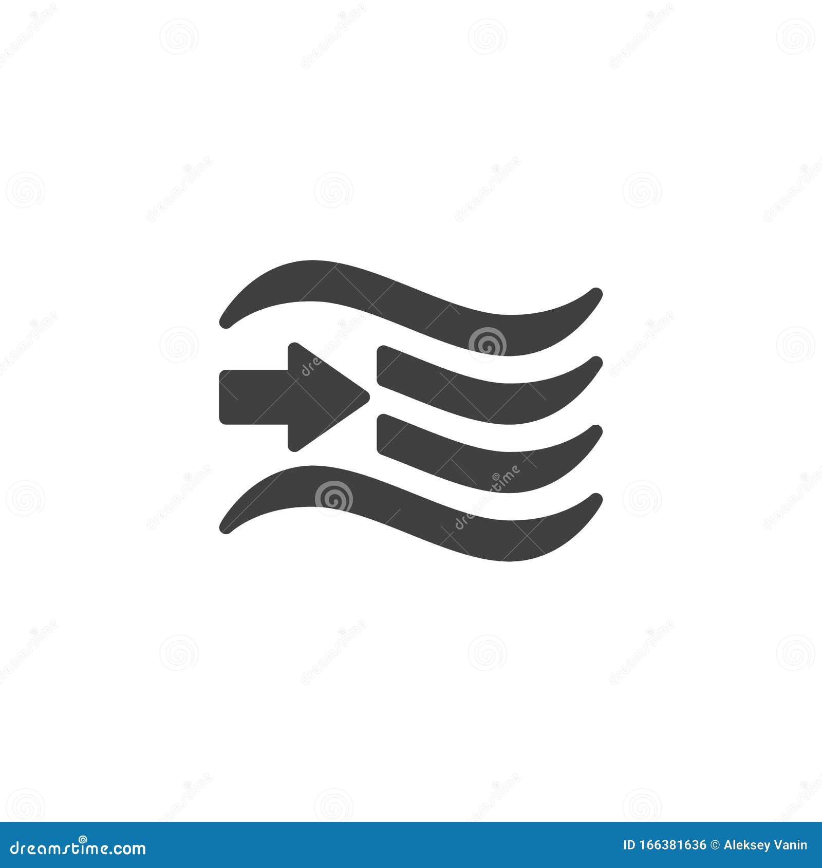 Wind direction vector icon stock vector. Illustration of pictogram