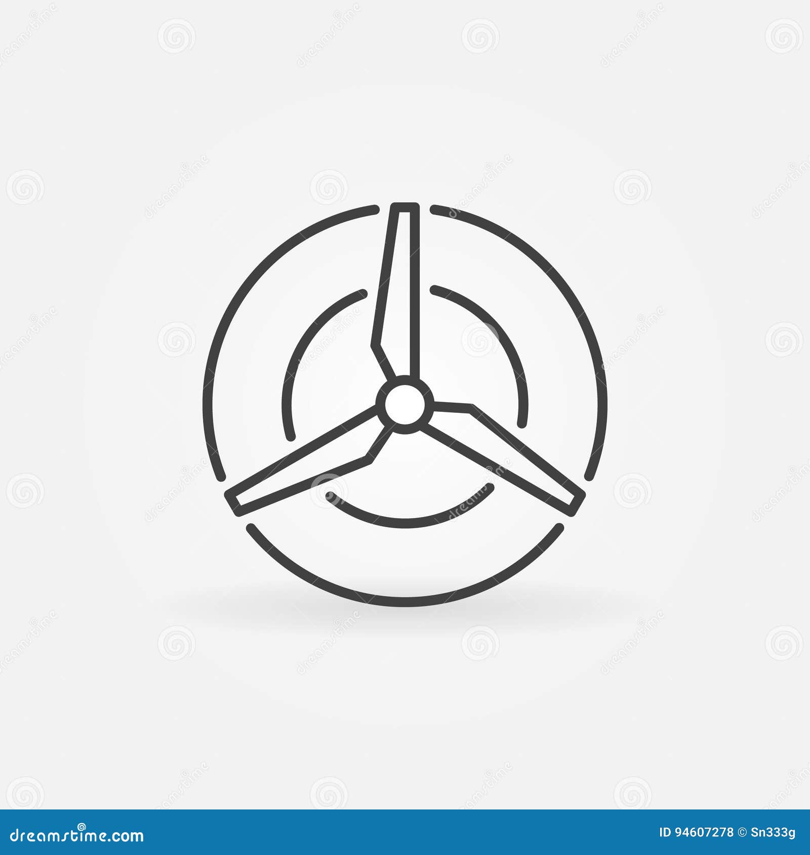 Wind energy concept icon stock vector. Illustration of ecology - 94607278