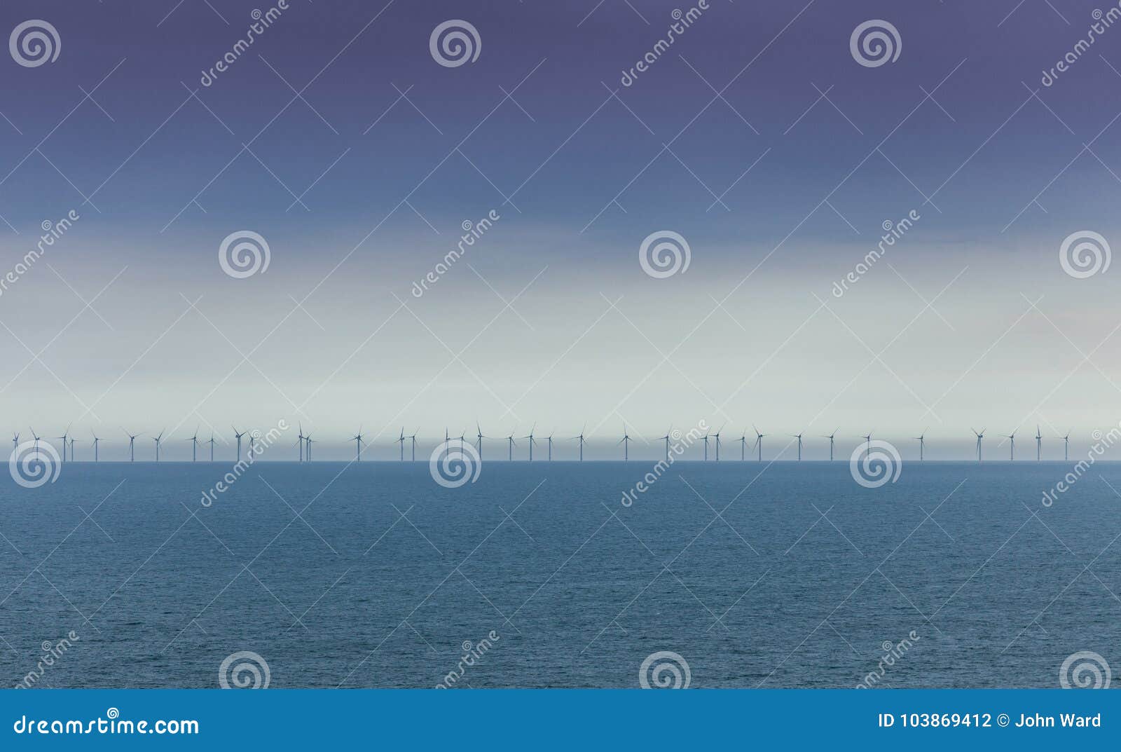 Offshore Wind Farm Brighton Stock Photo Image of conservation