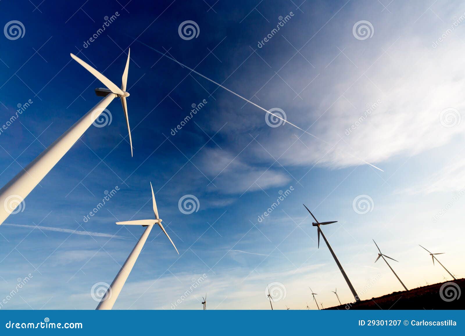 wind farm, industrial eolic installation