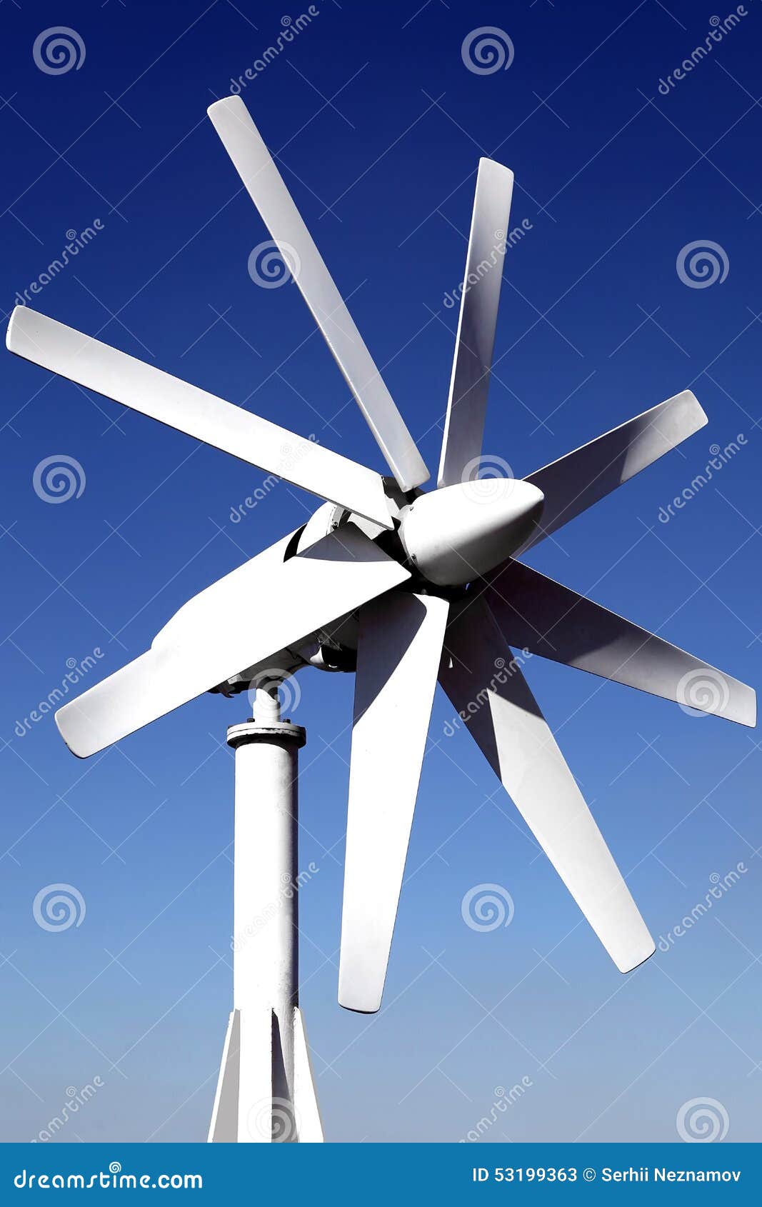 Wind Generator on the Roof of the Office. Against the Blue Sky. Energy  Savings. Saving Features Electricity Stock Image - Image of sunlight,  industry: 53199363