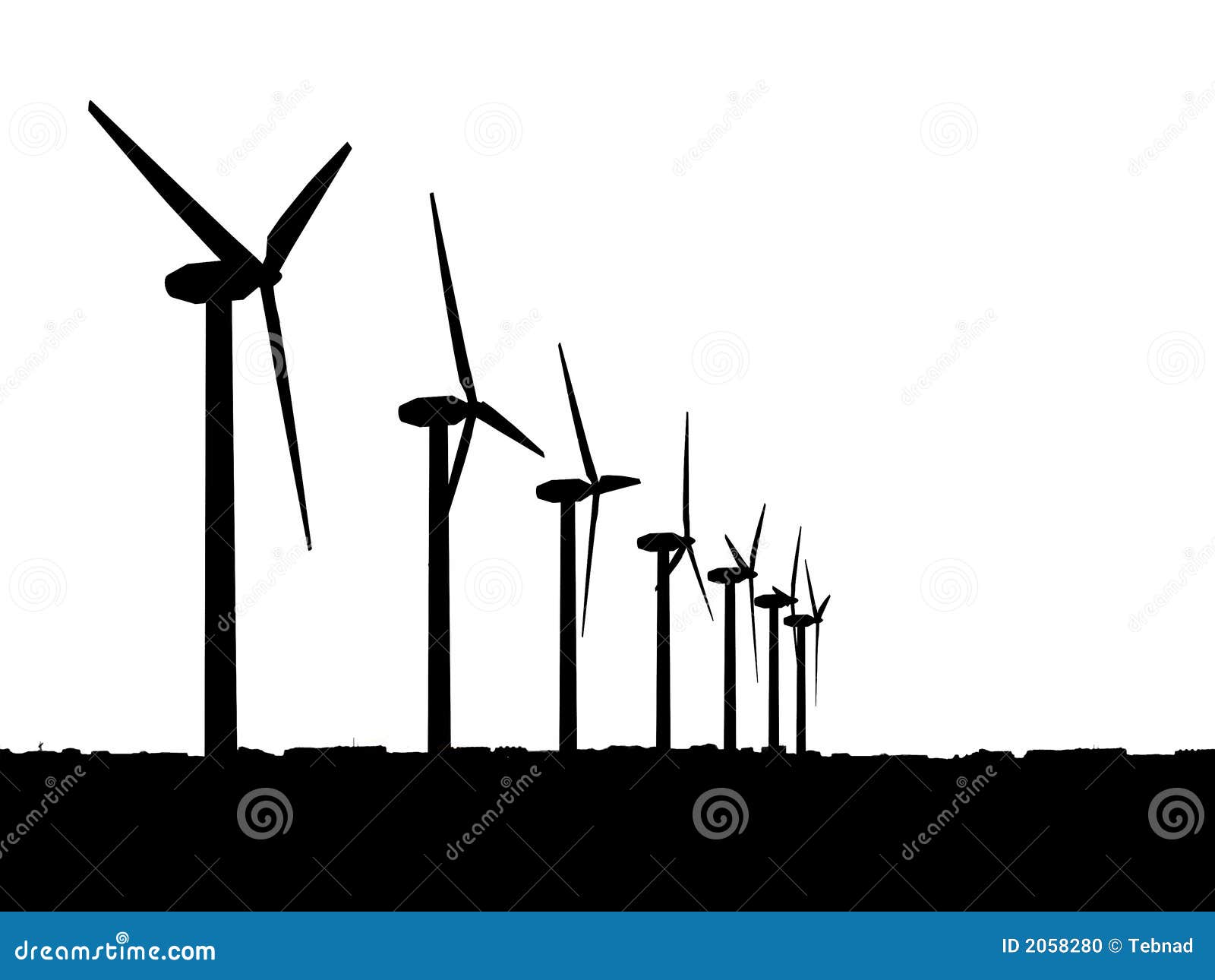 Wind Generators Stock Photo - Image: 2058280
