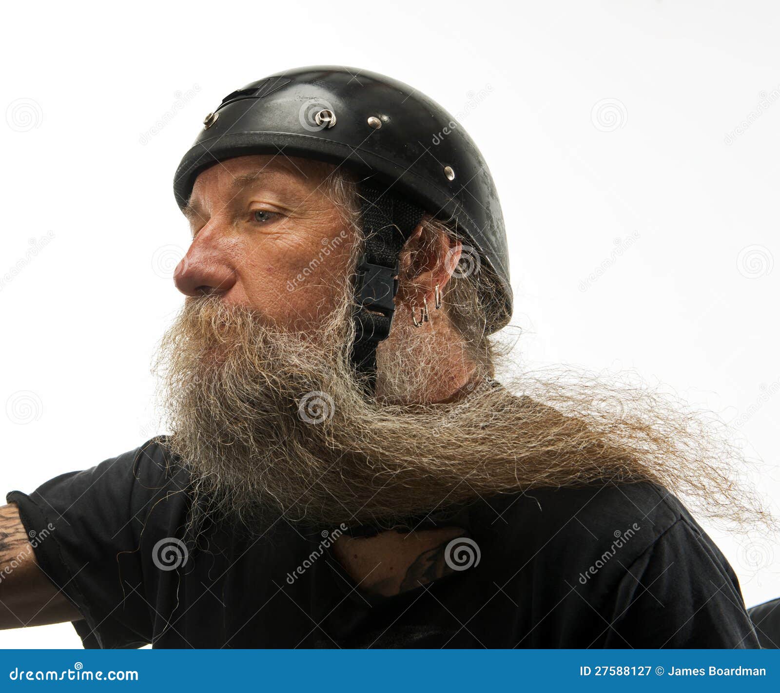 Wind in his beard stock image. Image of gloves, black - 27588127
