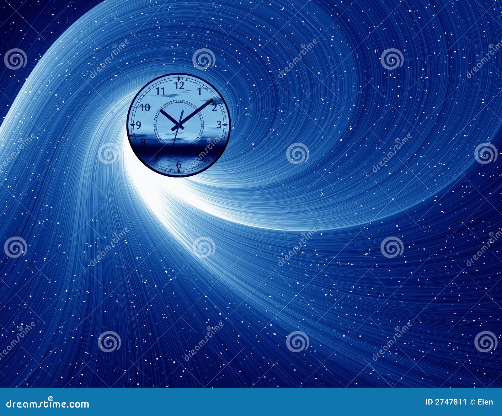 Wind and hours stock illustration. Illustration of artwork 2747811