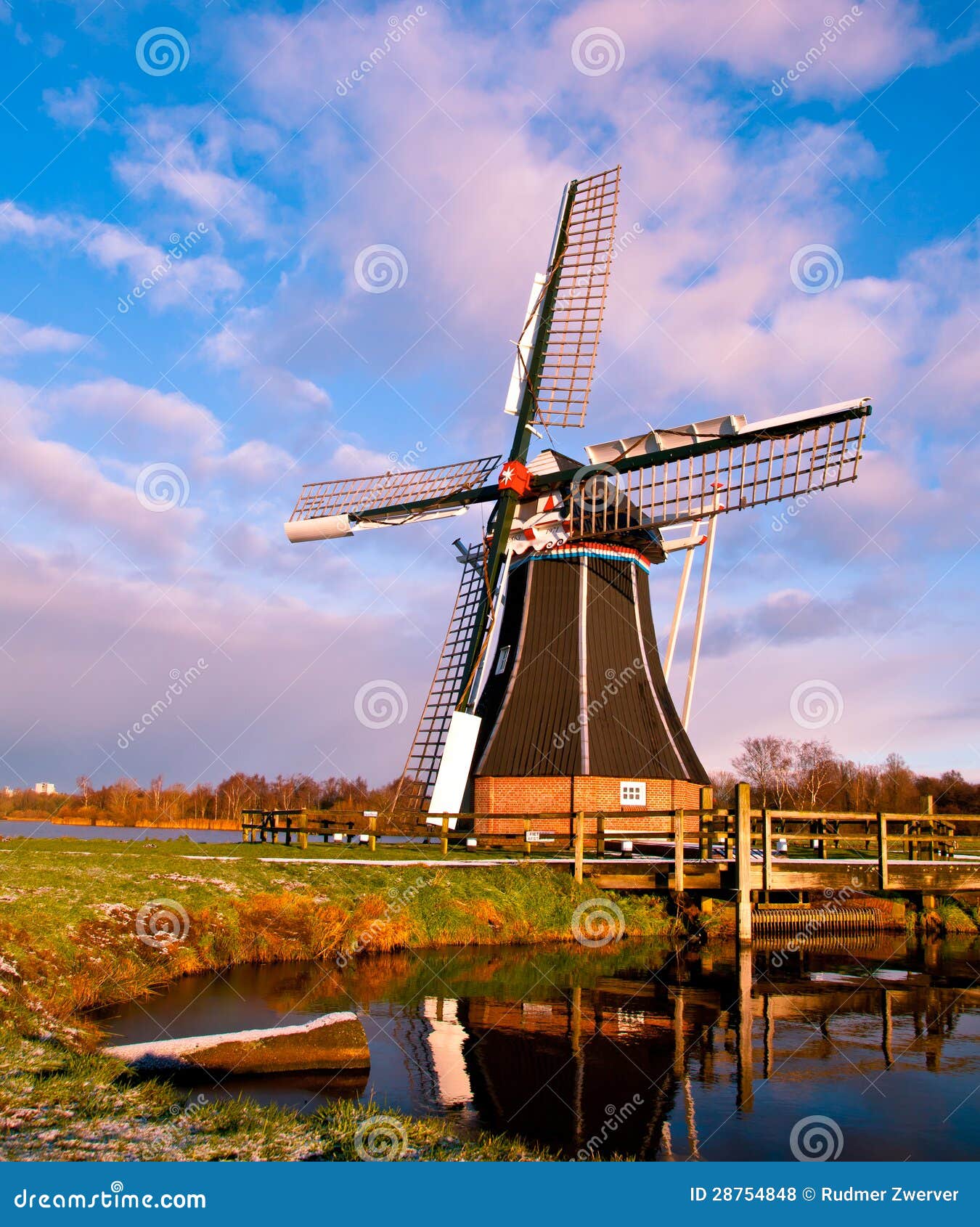 Wind Mill Netherlands stock photo. Image of dutch, idyllic - 28754848