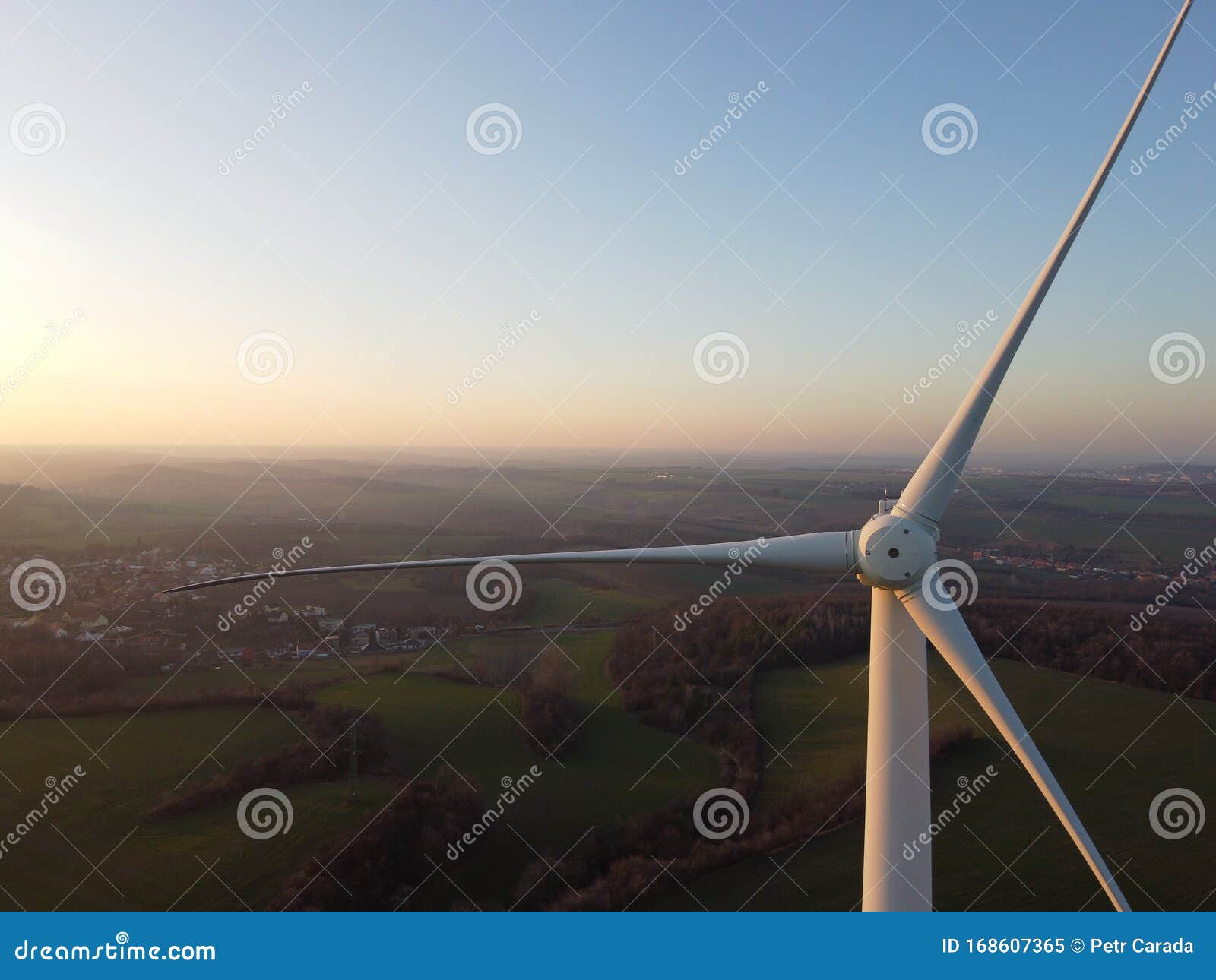 wind turbine close up