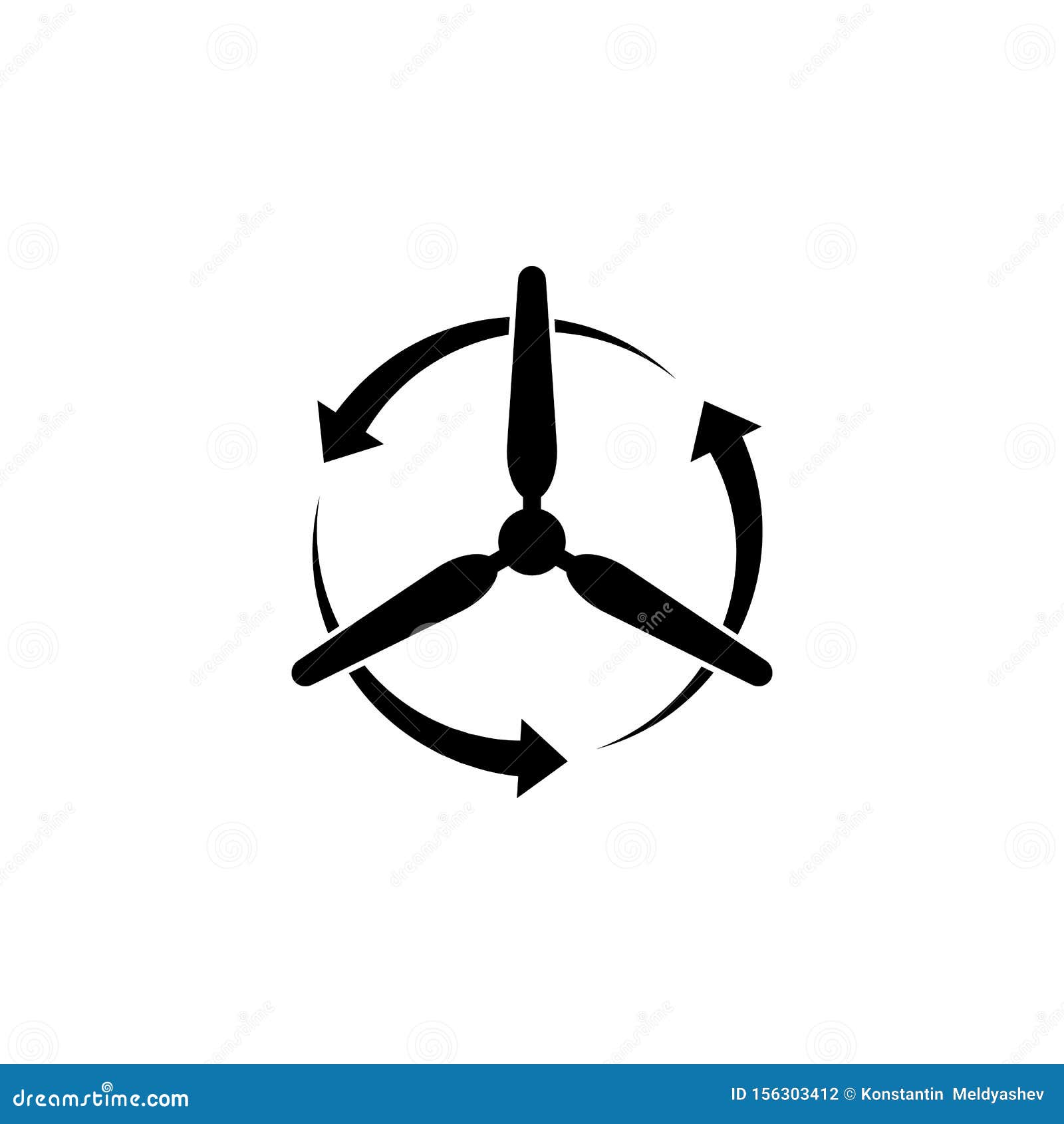 Wind Turbine Icon. Simple Glyph Vector Of Energy For UI And UX, Website ...