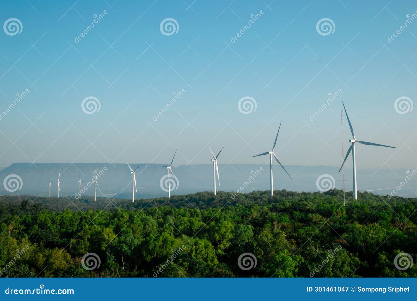 wind turbines produce electricity the clean energy