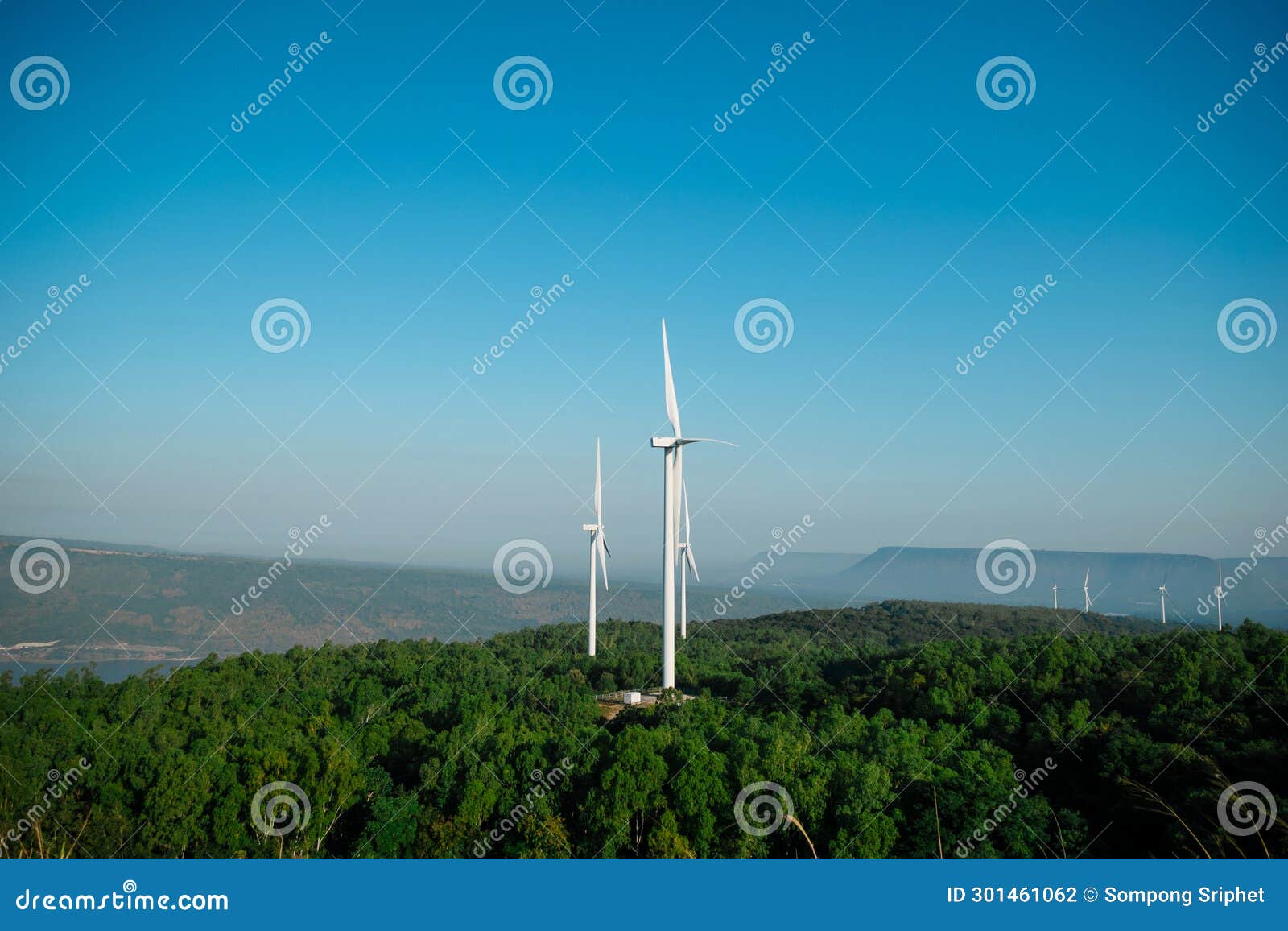 wind turbines produce electricity the clean energy