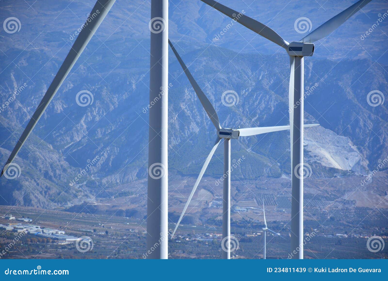 wind turbines producing energy