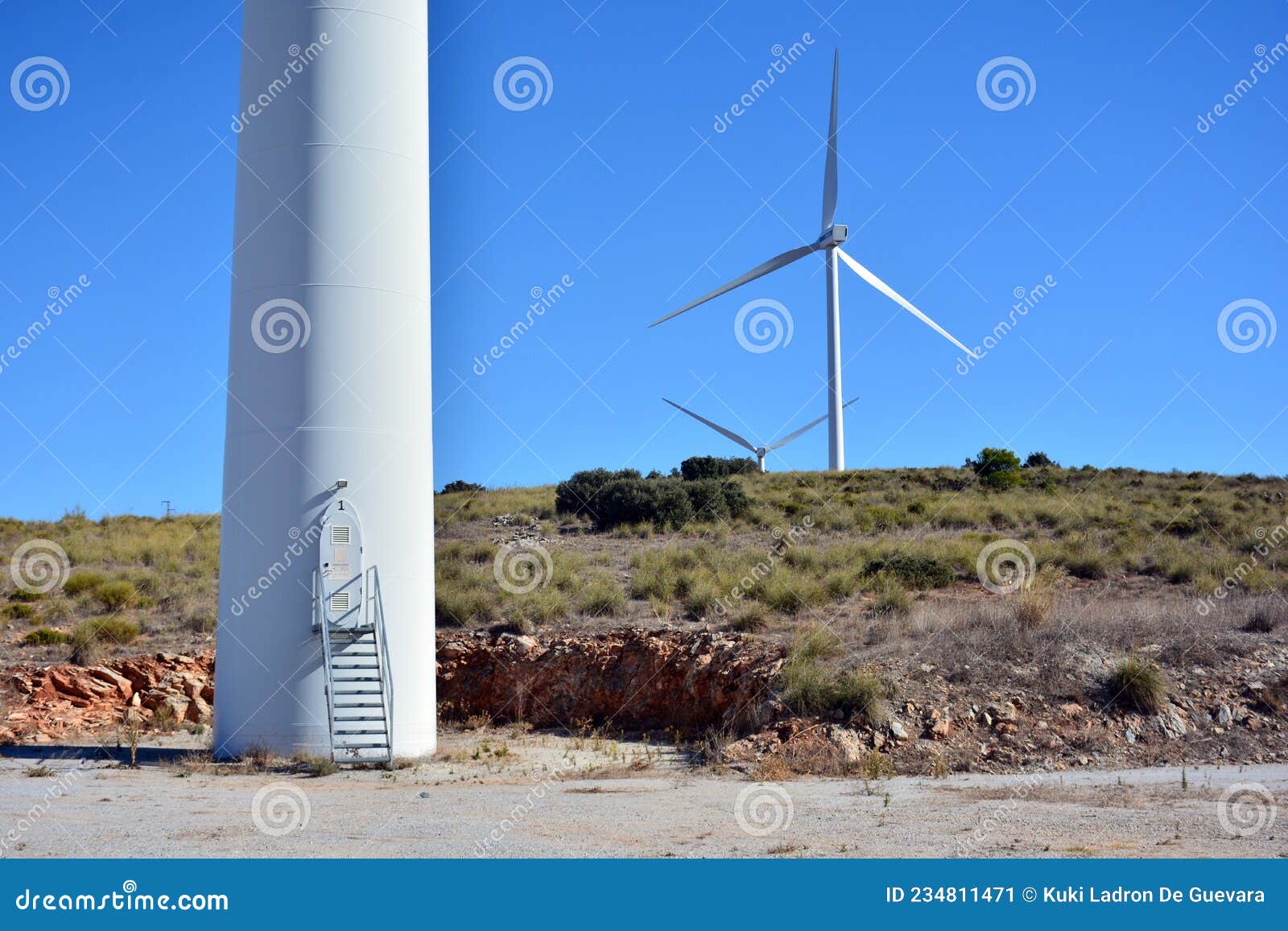 wind turbines producing energy