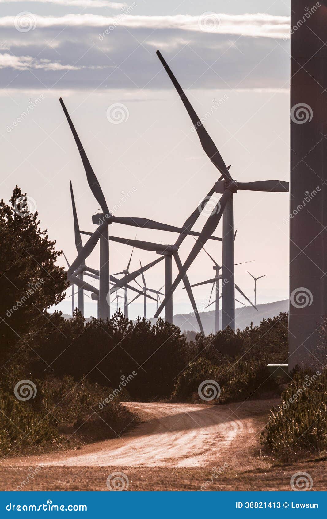 wind turbines at sunrise 6