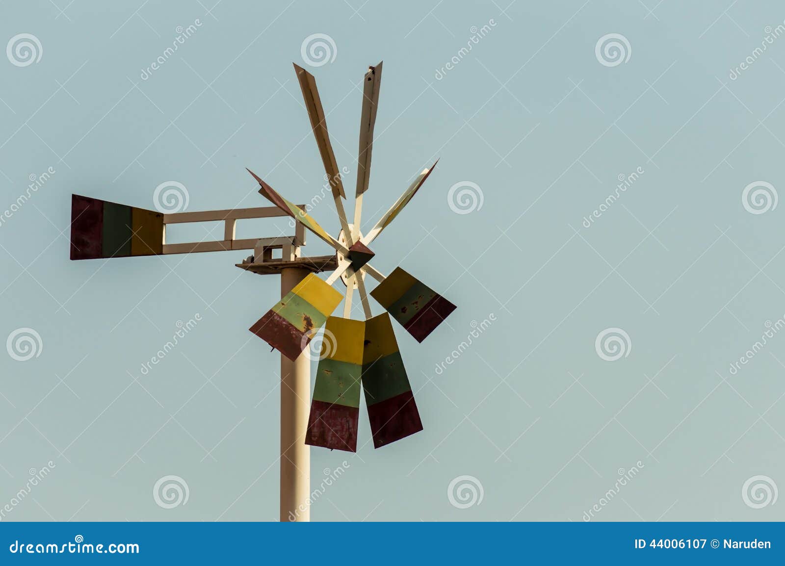 Wind wheel stock image. Image of mechanical, generator 44006107