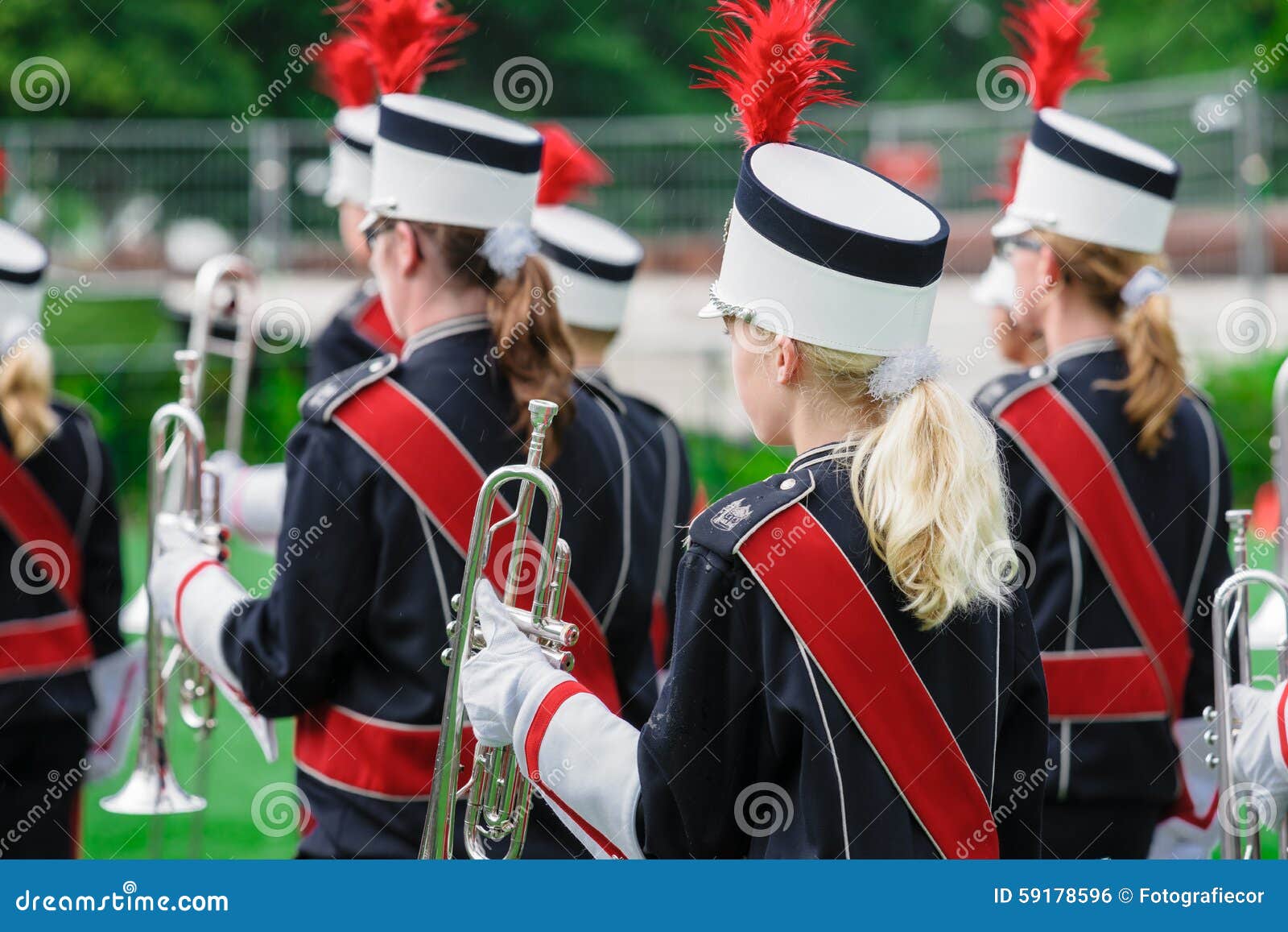 Windband or Brass Band Performing in Uniform Editorial Photo Image of