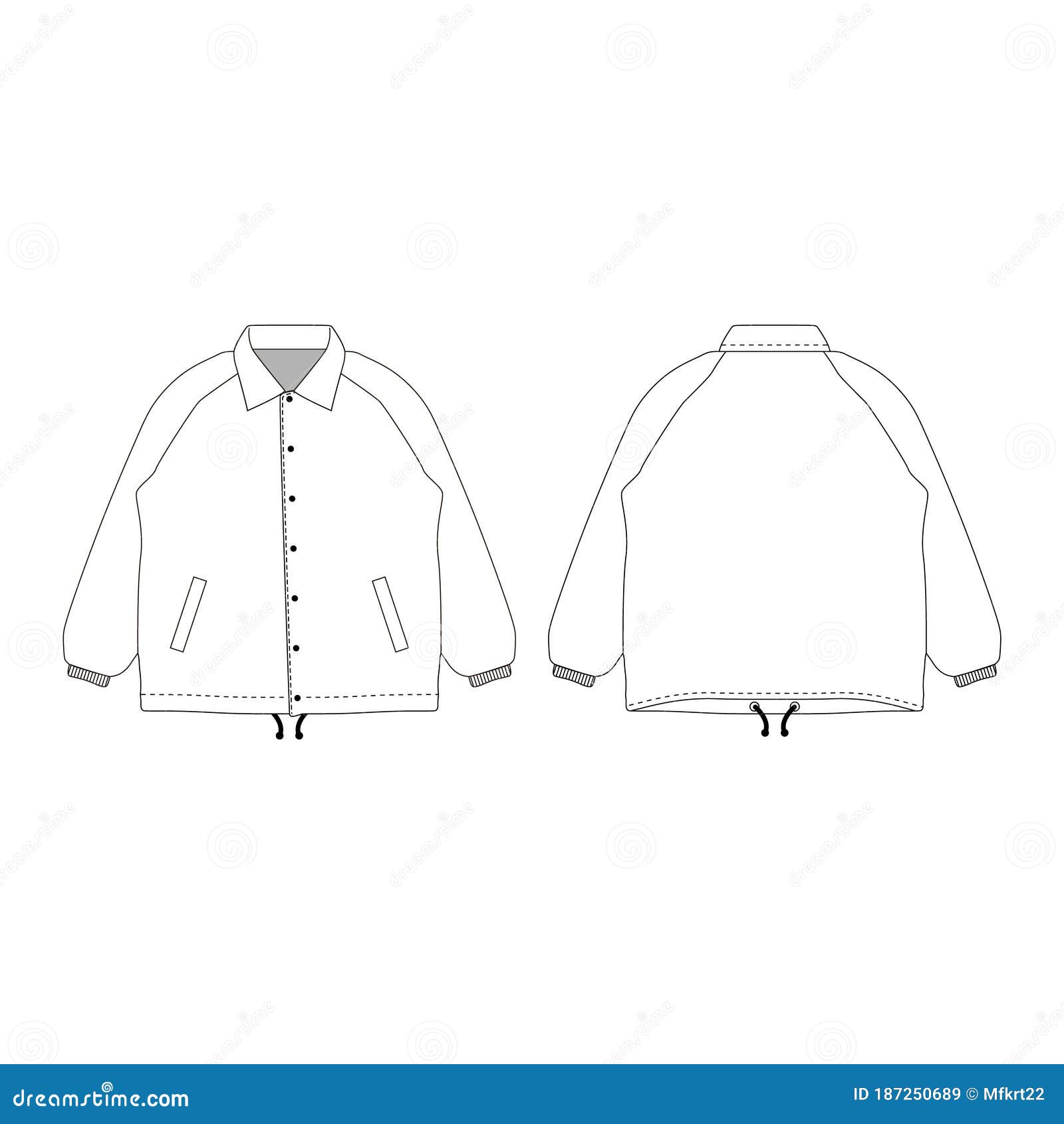 windbreaker outline