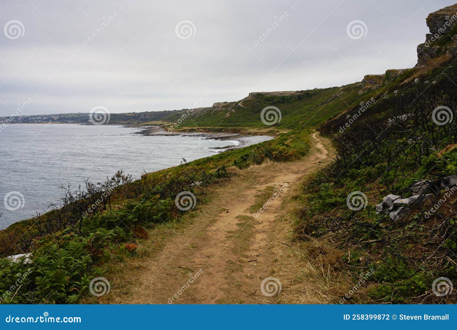 on the winding coastal path to port eynon