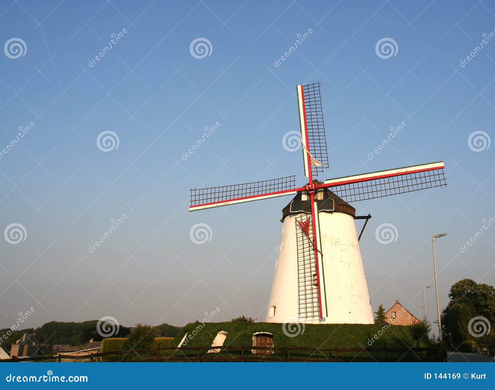 Windmill stock image. Image of historic, european, wind - 144169