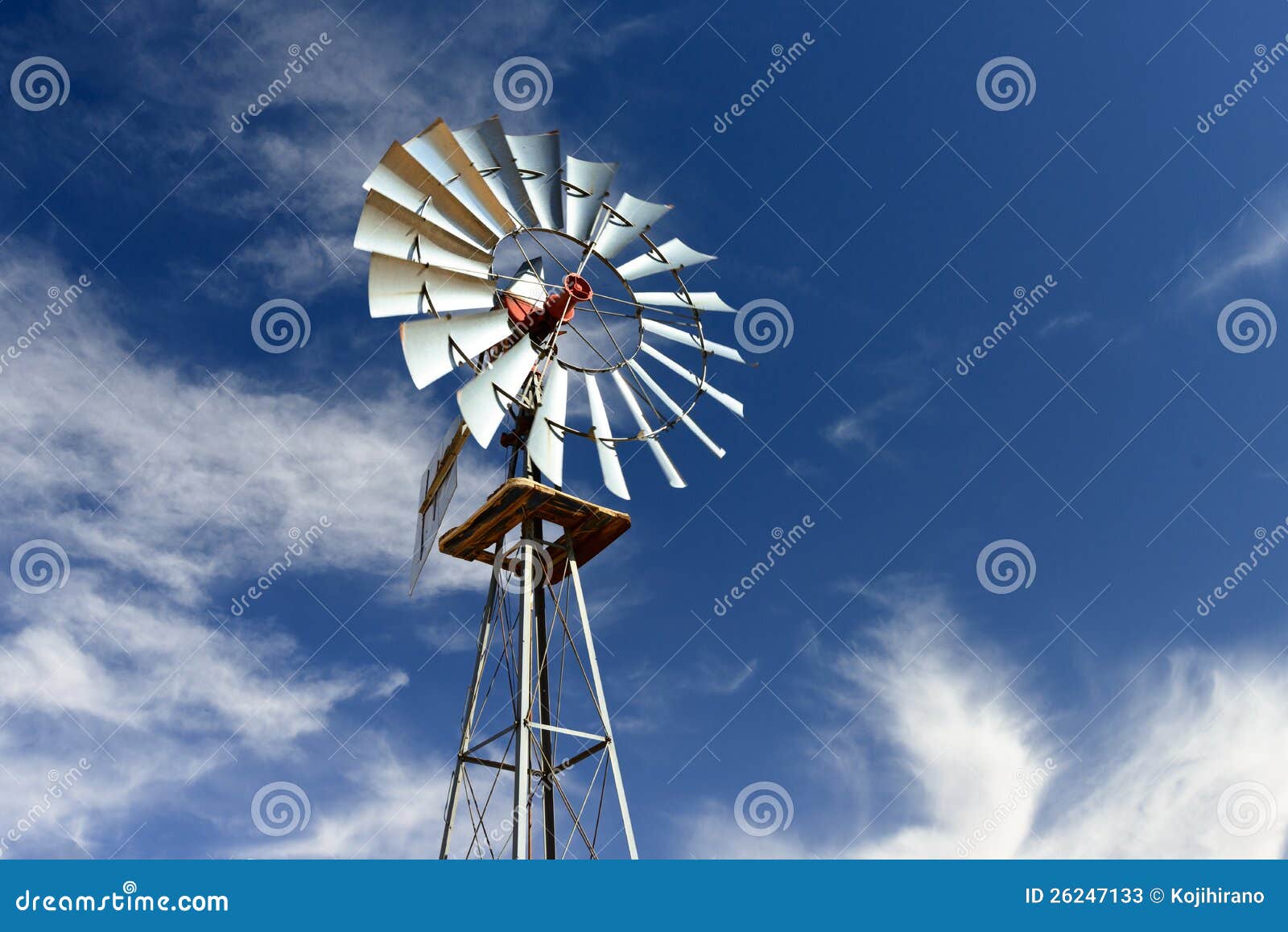 Windmill stock image. Image of agriculture, water, rural 26247133