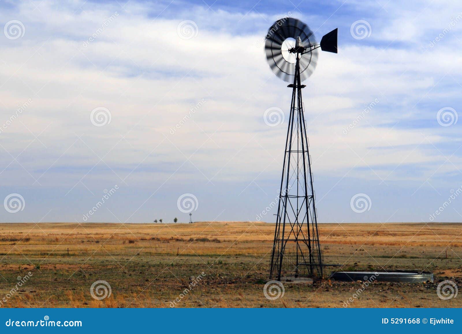 windmill on great plains