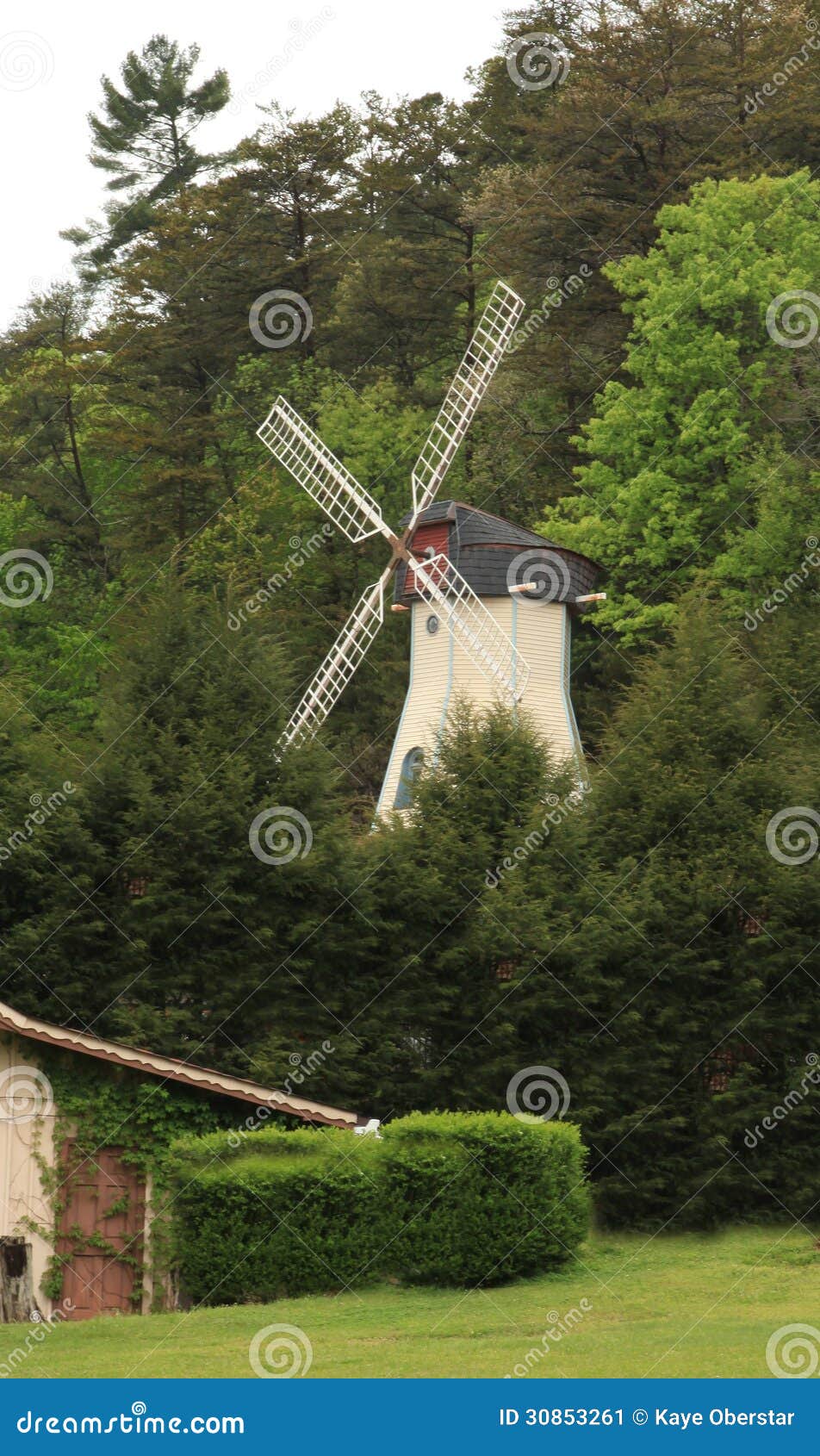 Windmill in Helen stock image. Image of wind 30853261