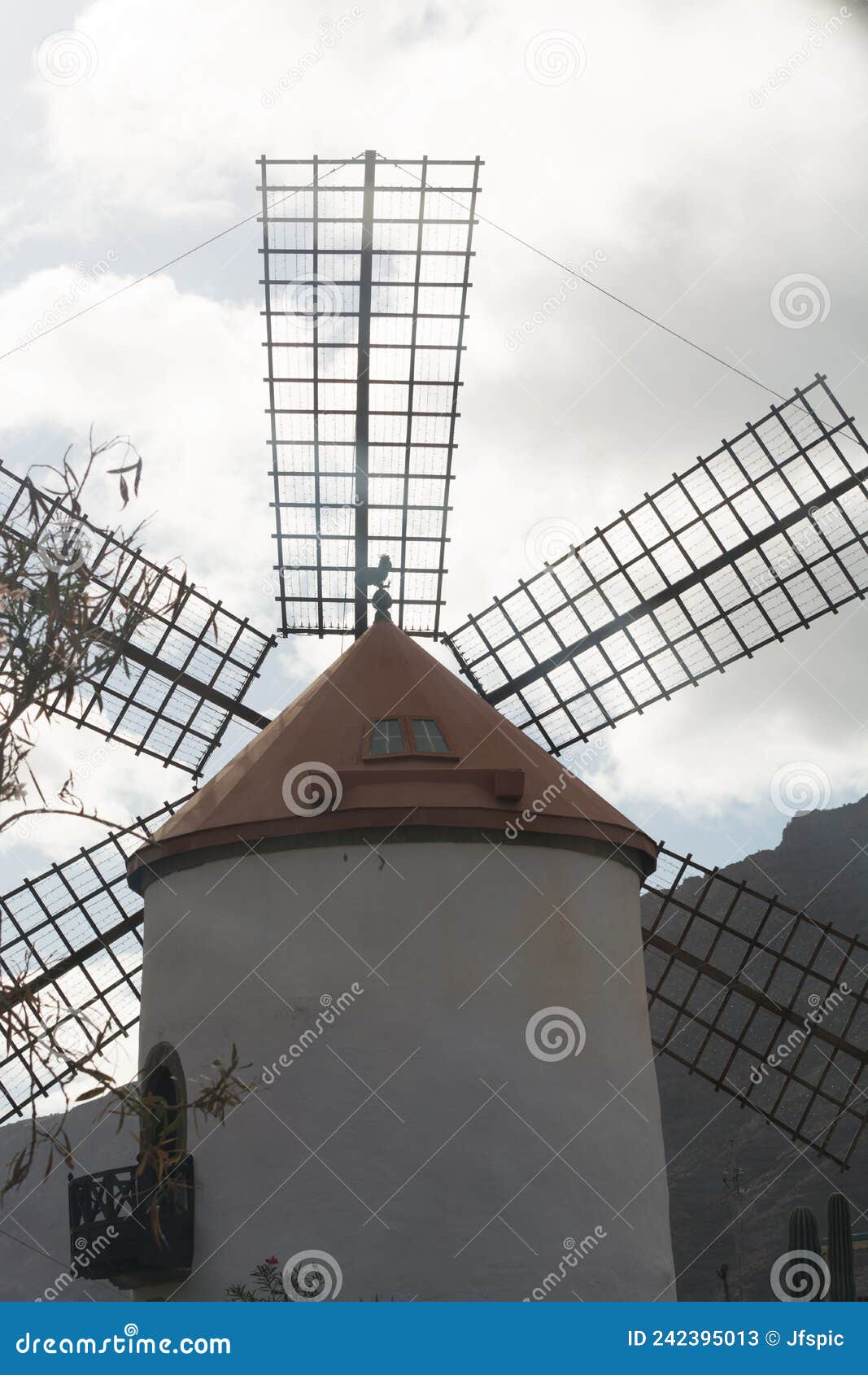 windmill near the city of mogan