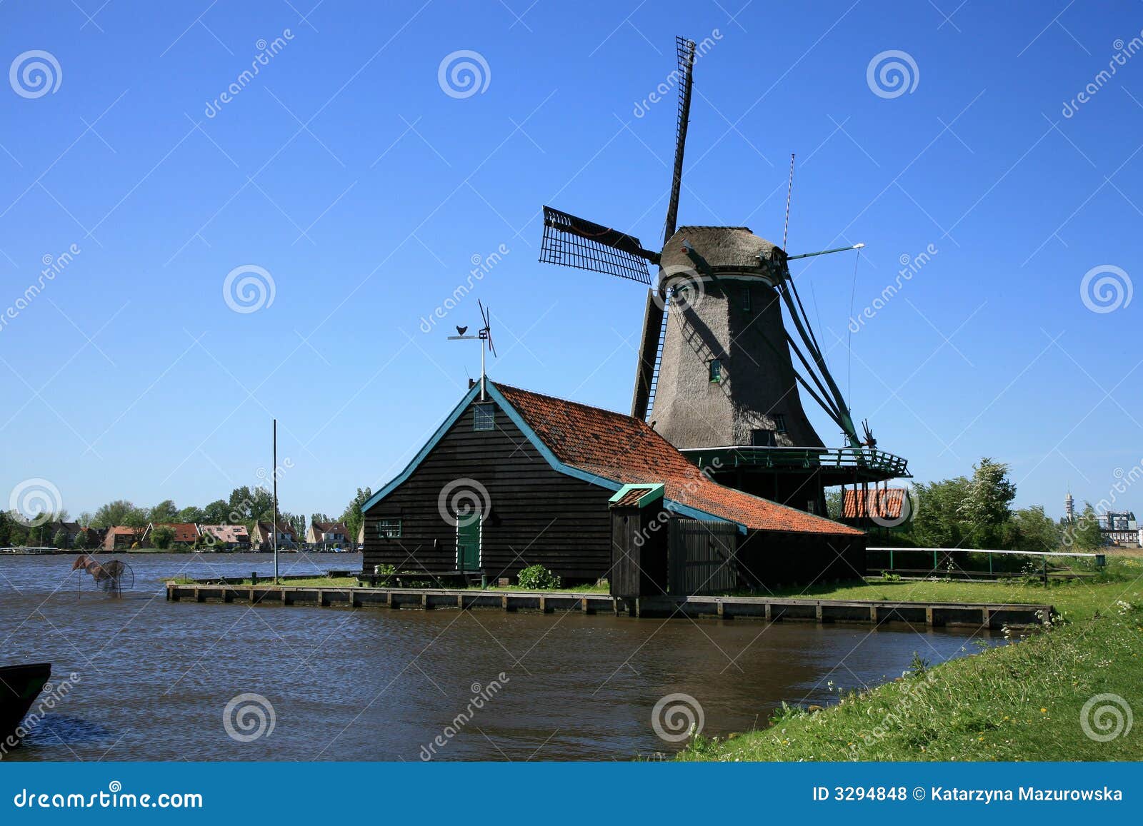 windmill in zaanse schans