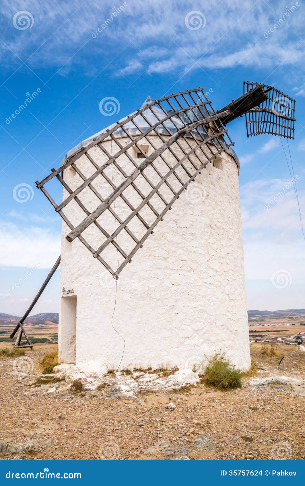 Windmills in Consuegra, Spain Stock Photo Image of landmark