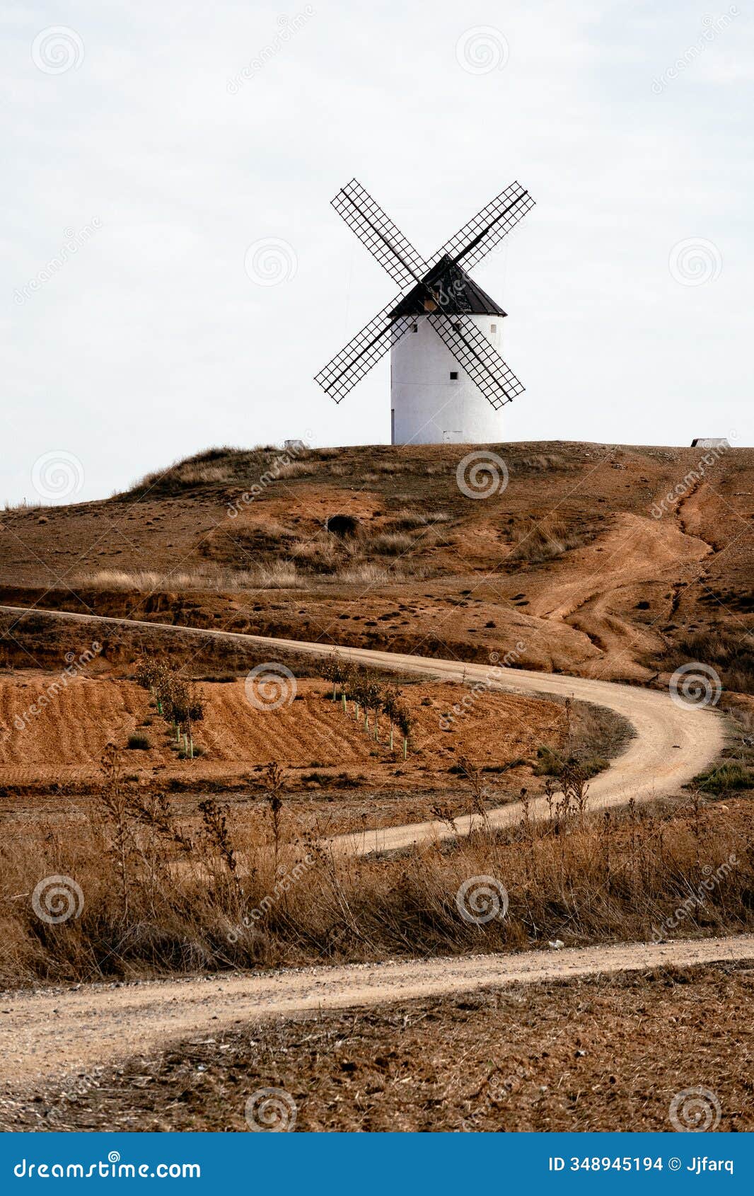 windmills in tembleque, toledo