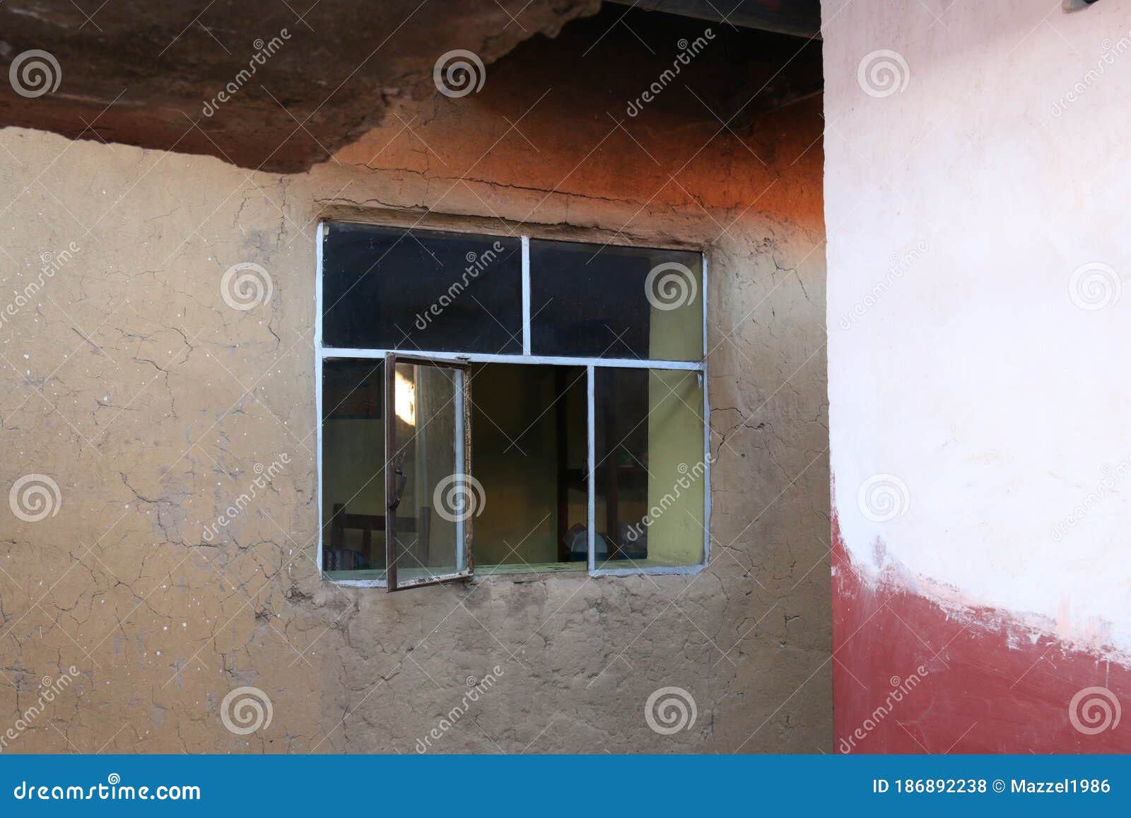 window of a authentic house on amantani