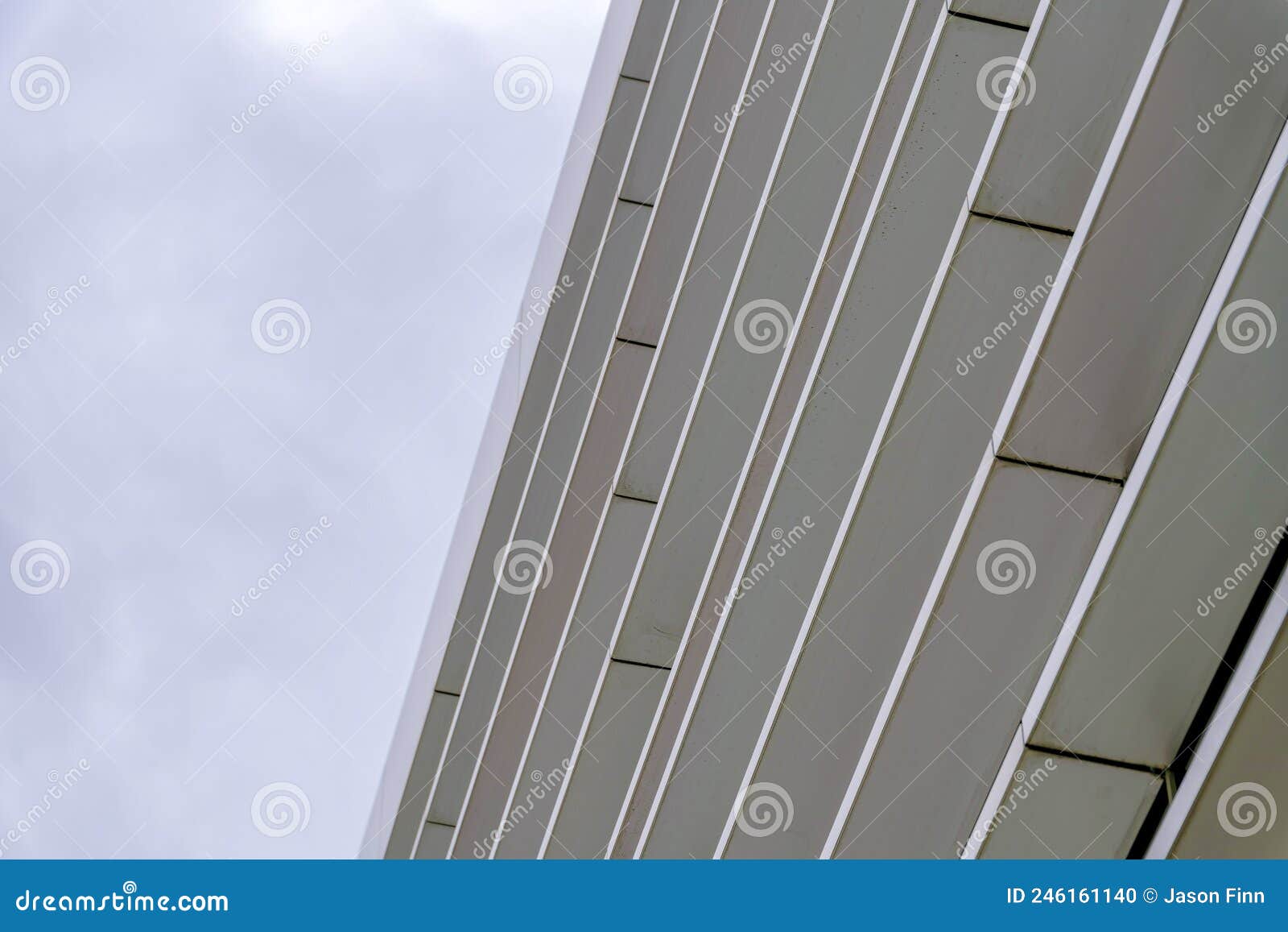 Window Awnings of a Building in a Low Angle View at Silicon Valley, San ...