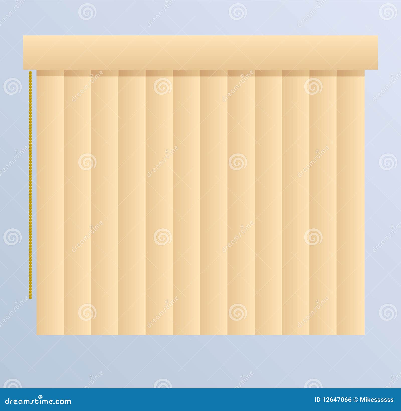 Window blinds illustration stock illustration. Illustration of cord