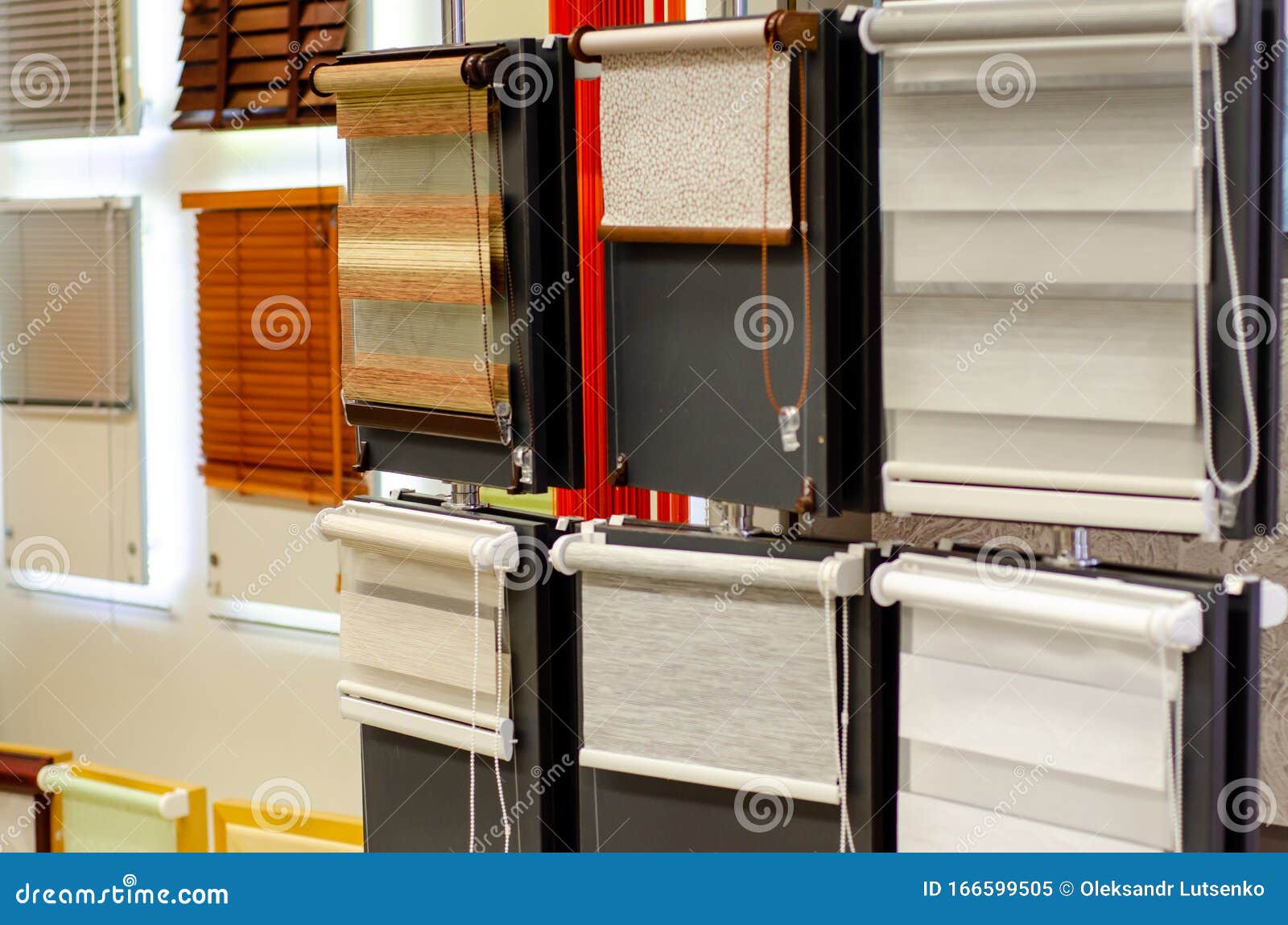 Window Blinds for Sale in the Store Stock Image Image of furniture
