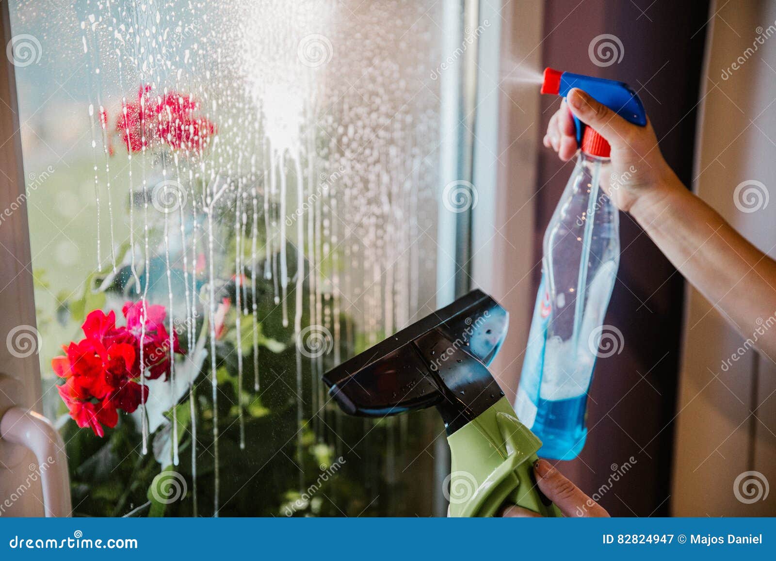 Window cleaning at home stock image. Image of protection 82824947