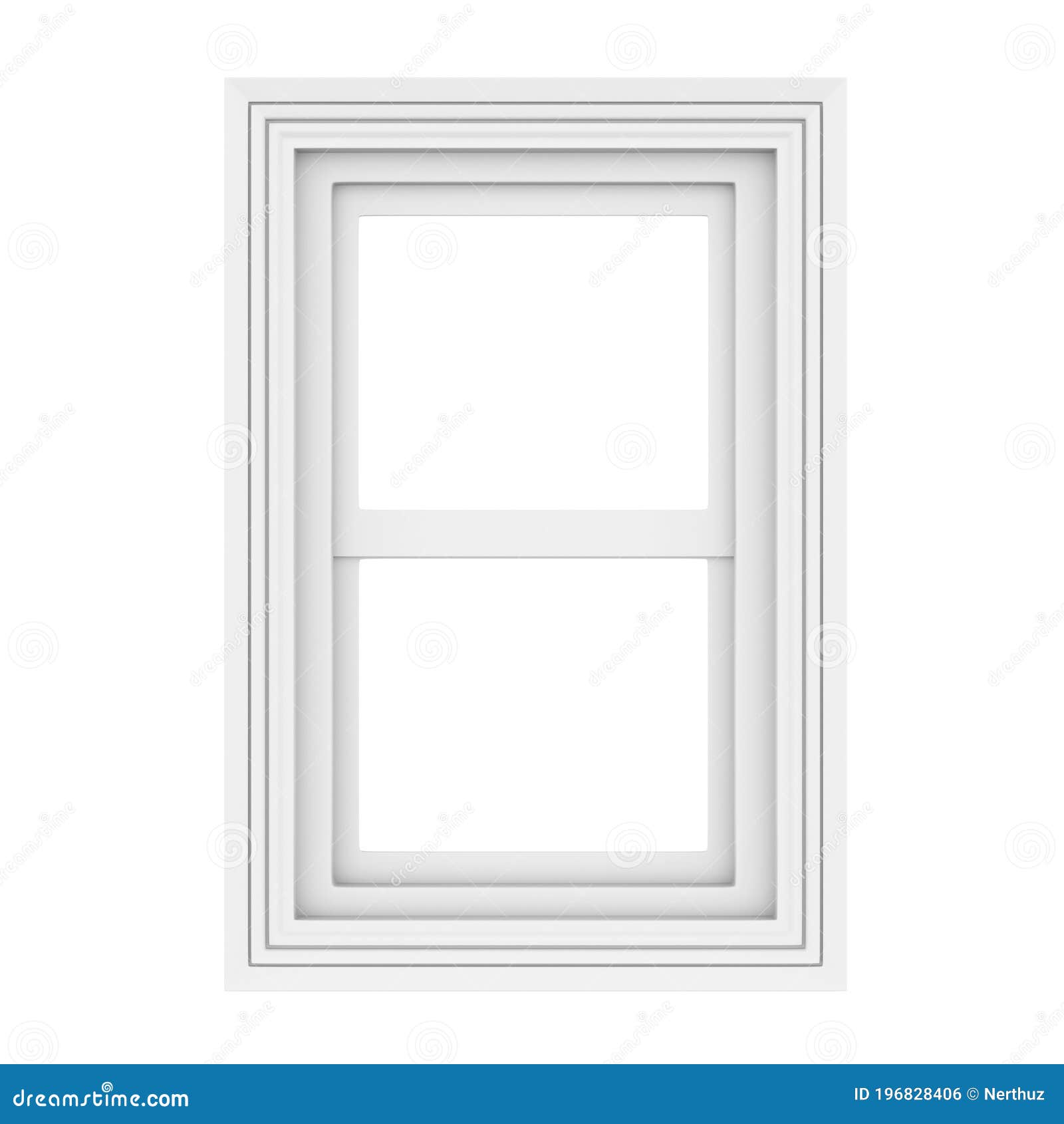 Window Frame Isolated stock illustration. Illustration of closed ...