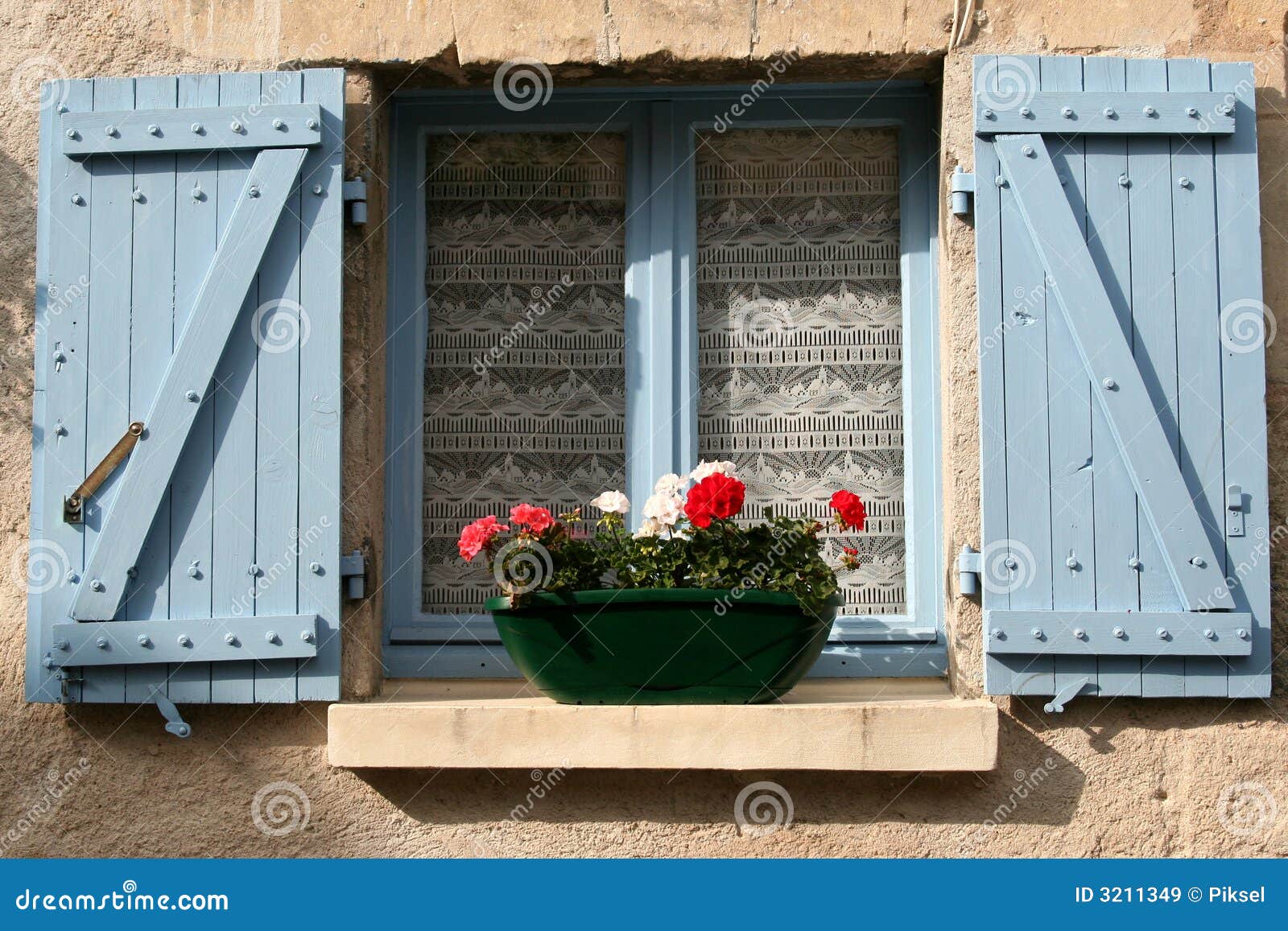 Window, France stock image. Image of dwellings, home, outdoor 3211349
