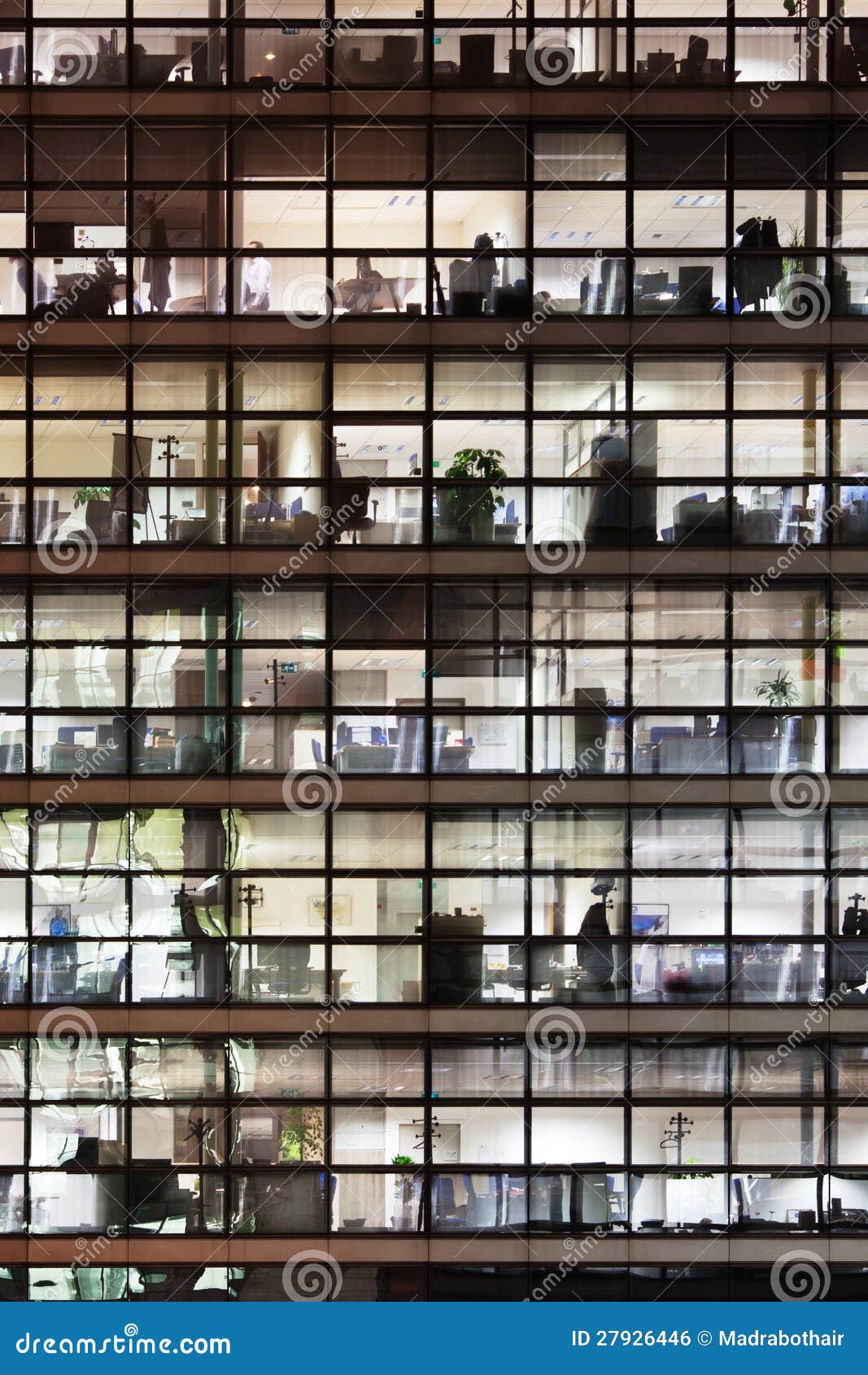 Window Front of an Office Building Stock Photo - Image of work, everyday:  27926446