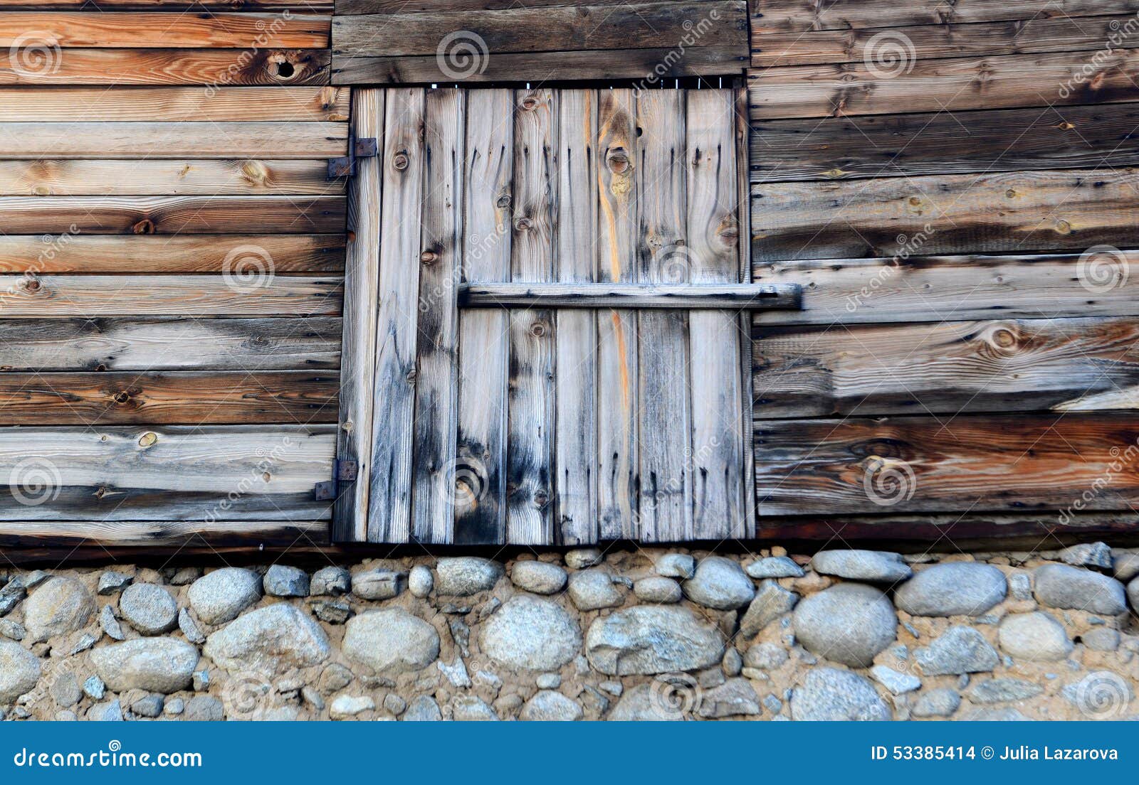 Window of Old House in Bansko, Bulgaria on 17 Feb 2015 Stock Photo ...