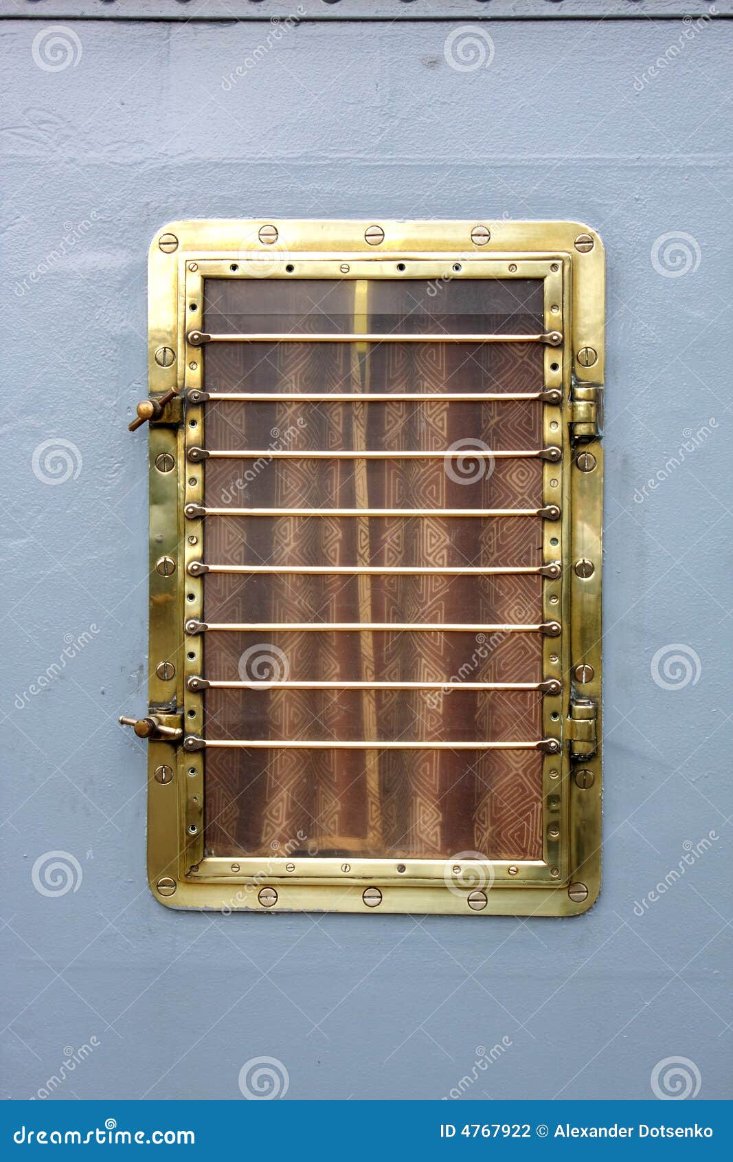 Window the Porthole at a Military Ship Stock Photo Image of