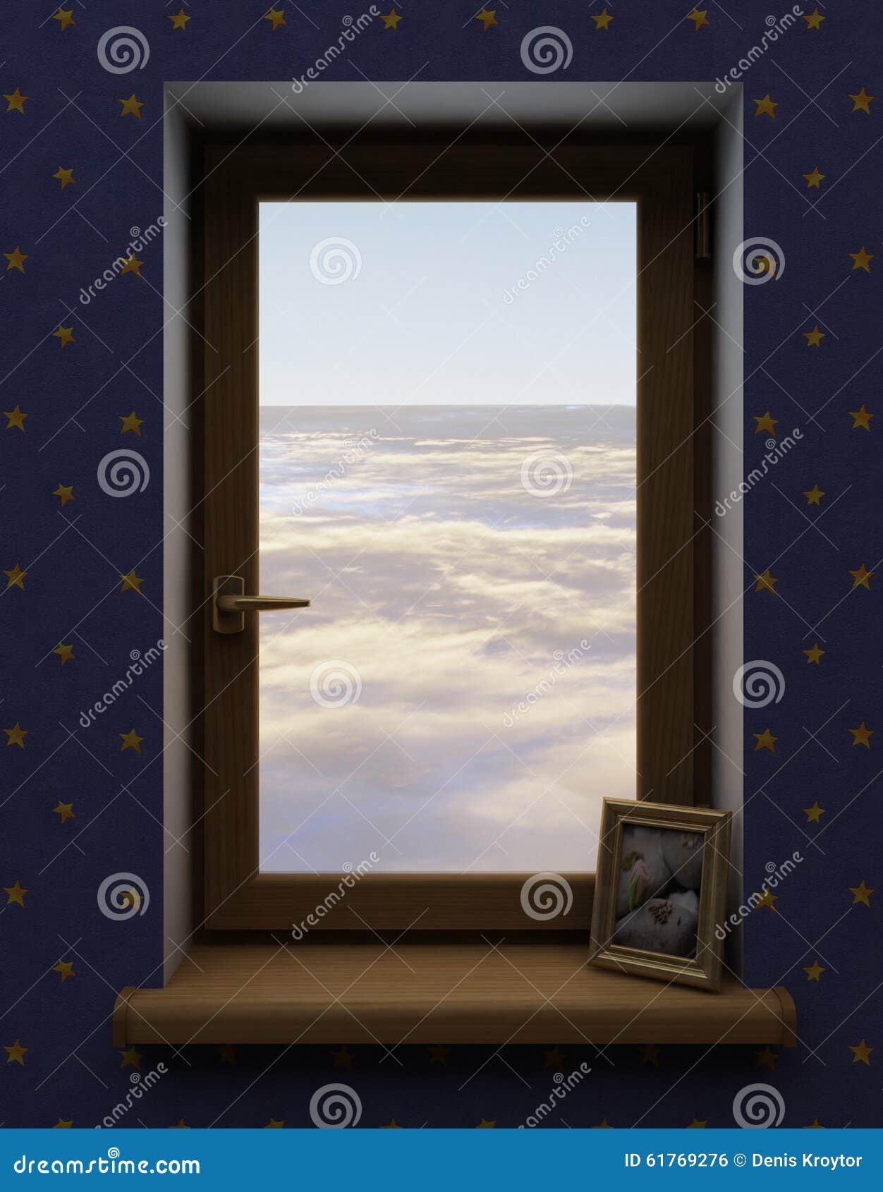 Window Pvc In The Interior 1 Stock Illustration Illustration Of