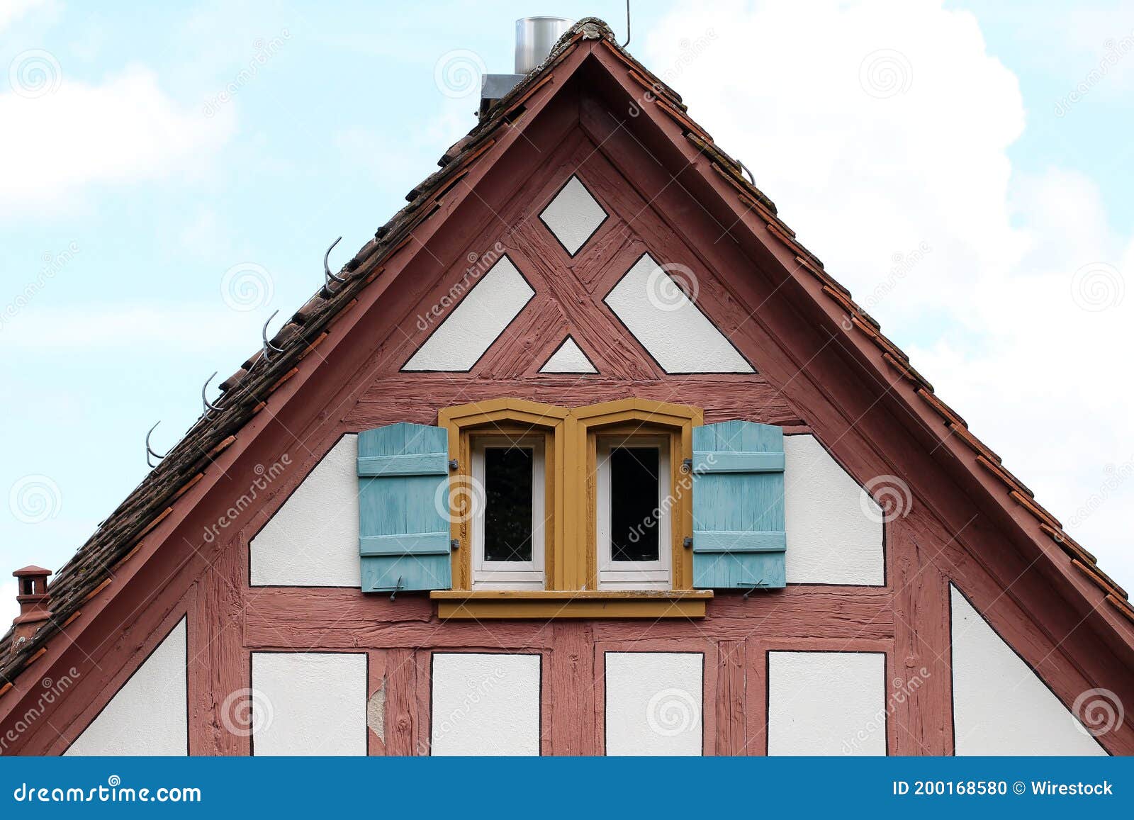 Window with Shutters in the Old House Stock Photo Image of exterior