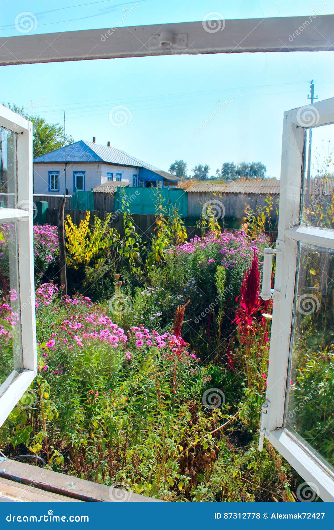 Window of Small Country House Stock Photo Image of country, interior