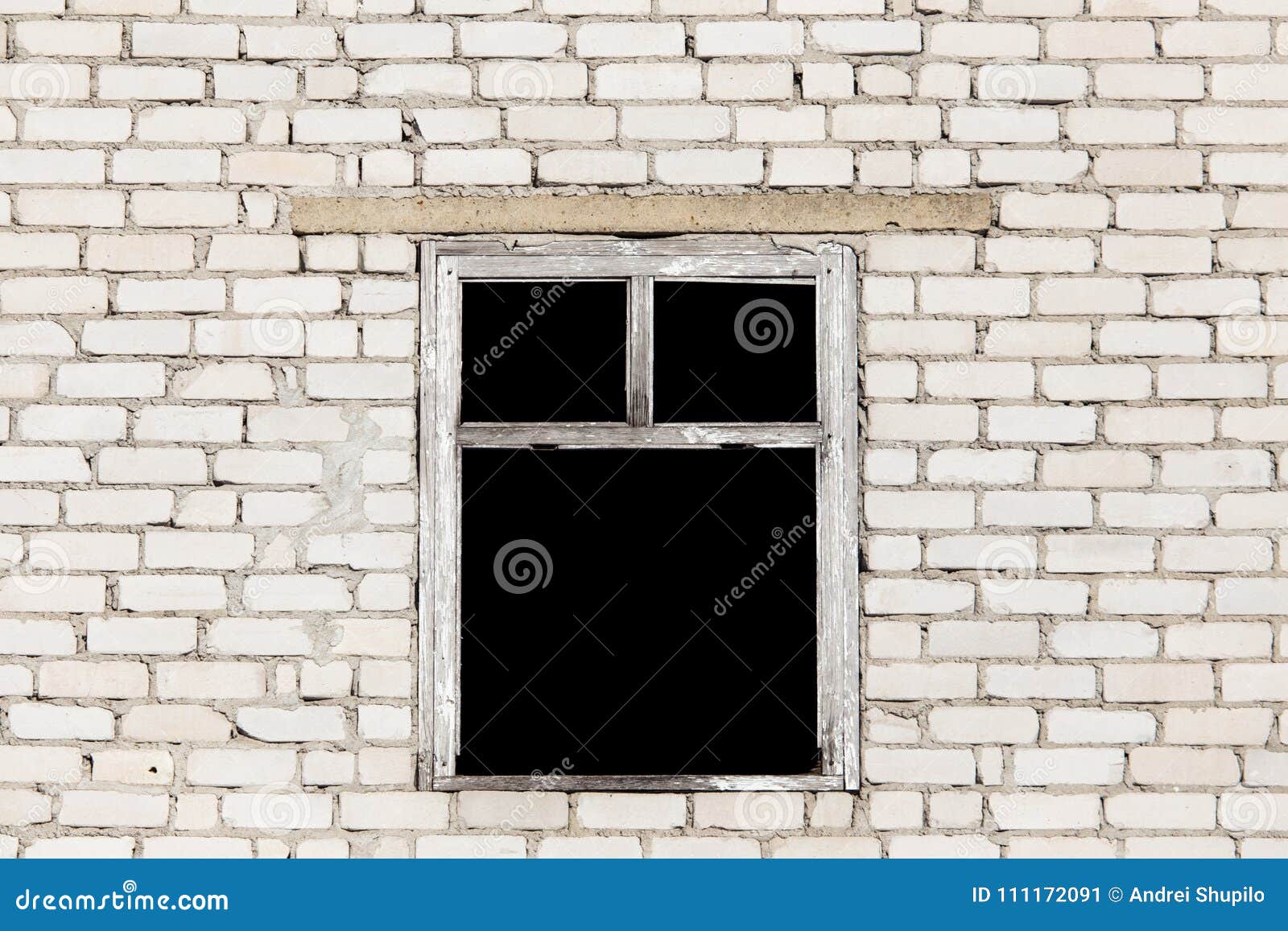 Windows in a Brick House Under Construction Stock Image Image of home