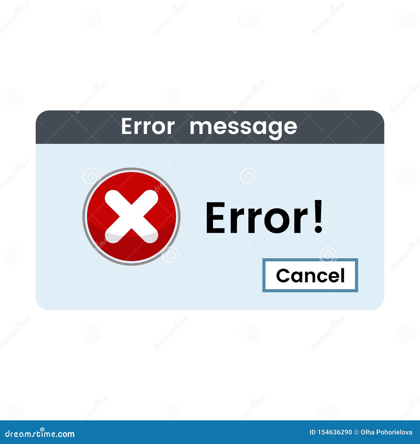 Warning message Warning message