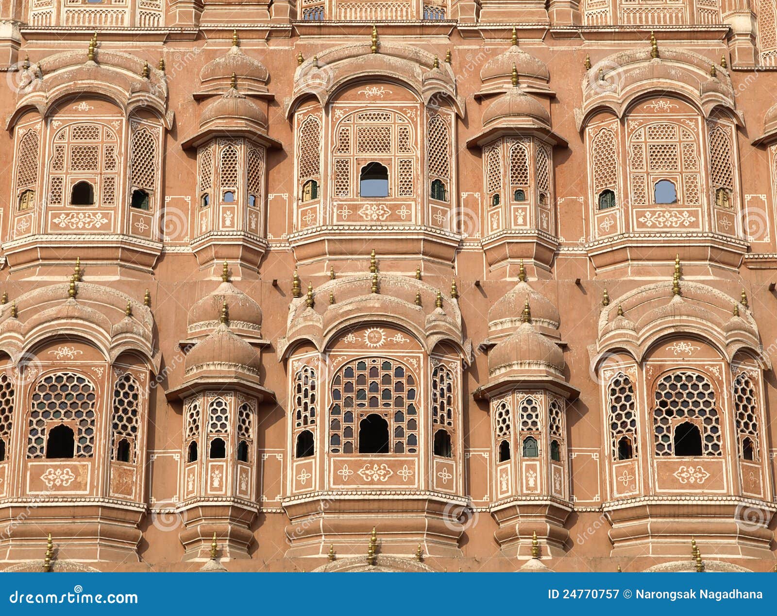 Windows of the Hawa Mahal, Jaipur, India Stock Image Image of jaipur