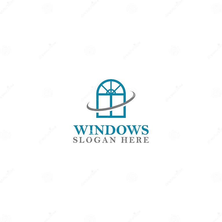 Windows Logo Design Template Element Isolated on White Background Stock ...